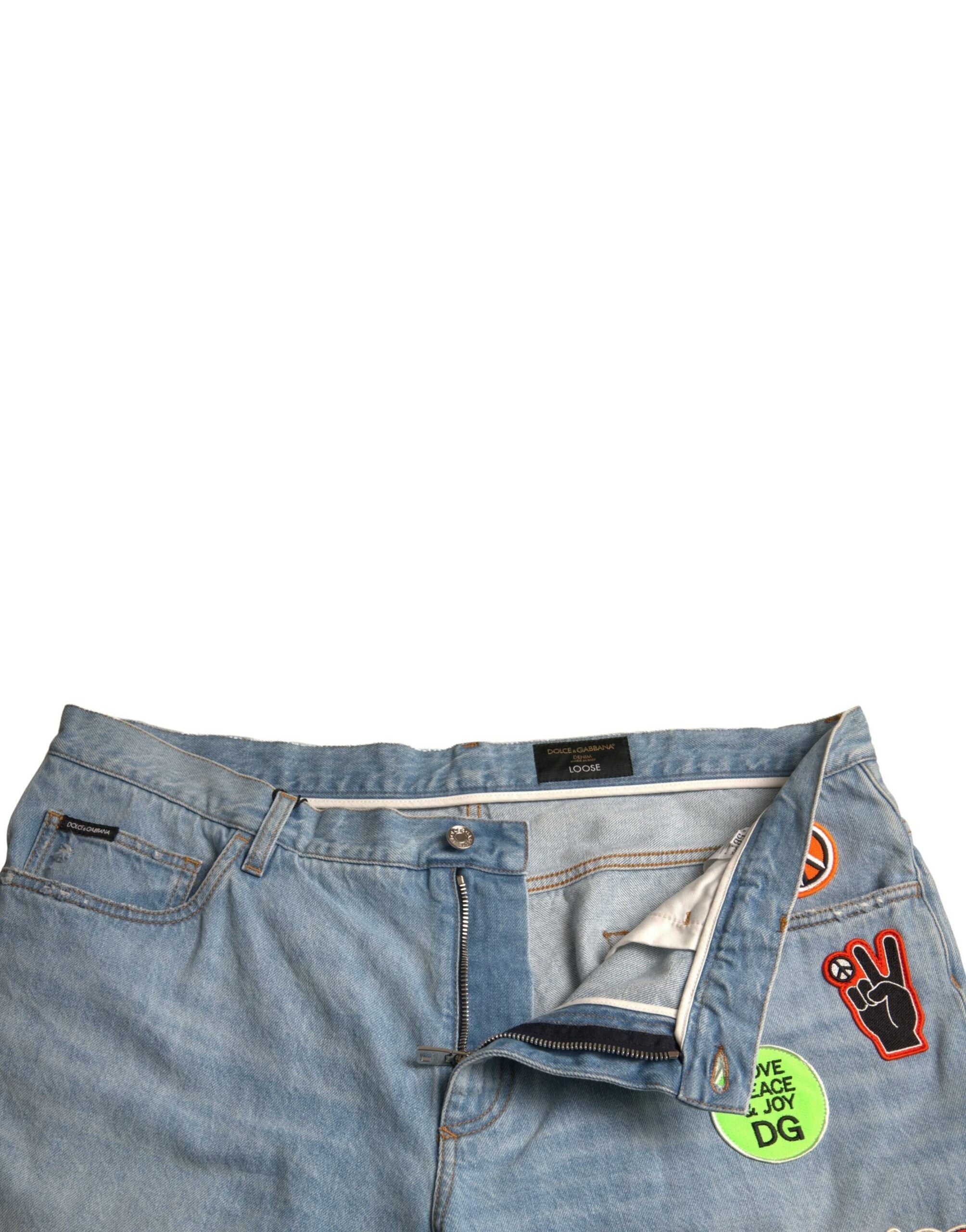 Cotton Men Bermuda Denim Men's Shorts - Dolce & Gabbana - Modalova