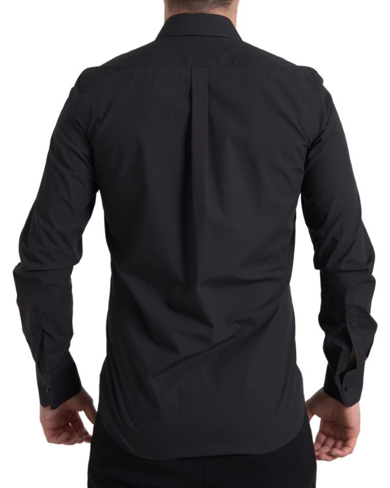 Cotton Men Long Sleeves MARTINI Men's Shirt - Dolce & Gabbana - Modalova