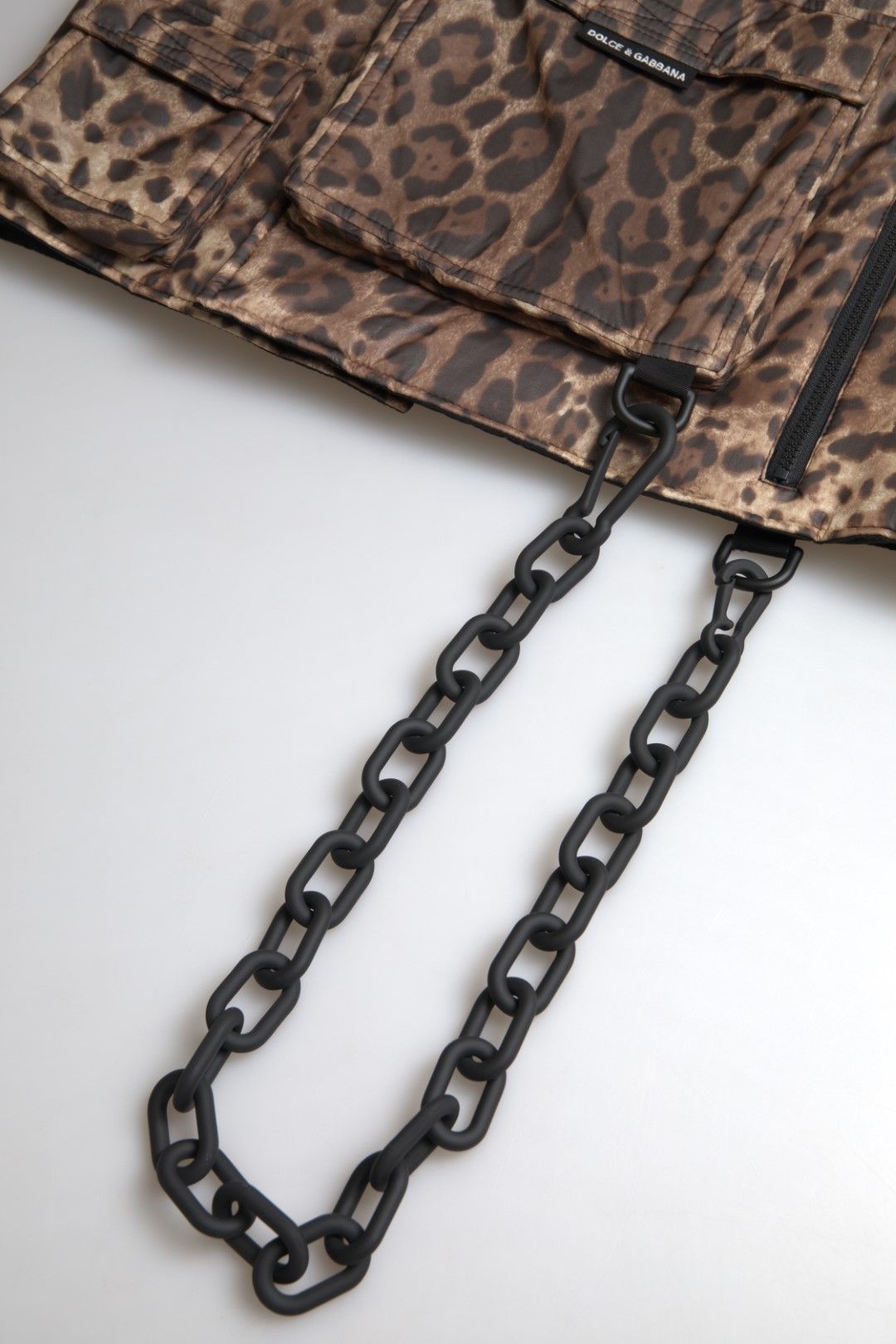 Leopard Silk Sleeveless Men's Sportswear - Dolce & Gabbana - Modalova