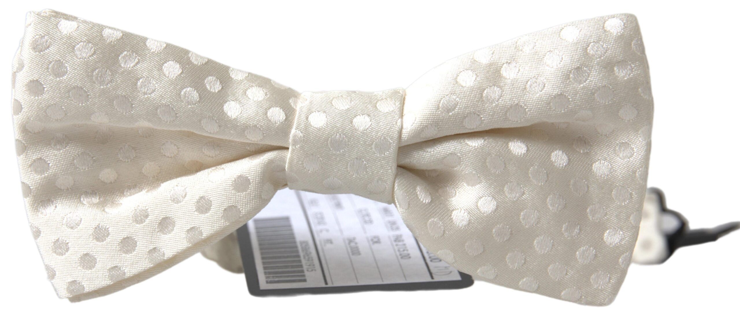 Ivory Fantasy Pattern Adjustable Neck Papillon Bow Men's Tie - Dolce & Gabbana - Modalova