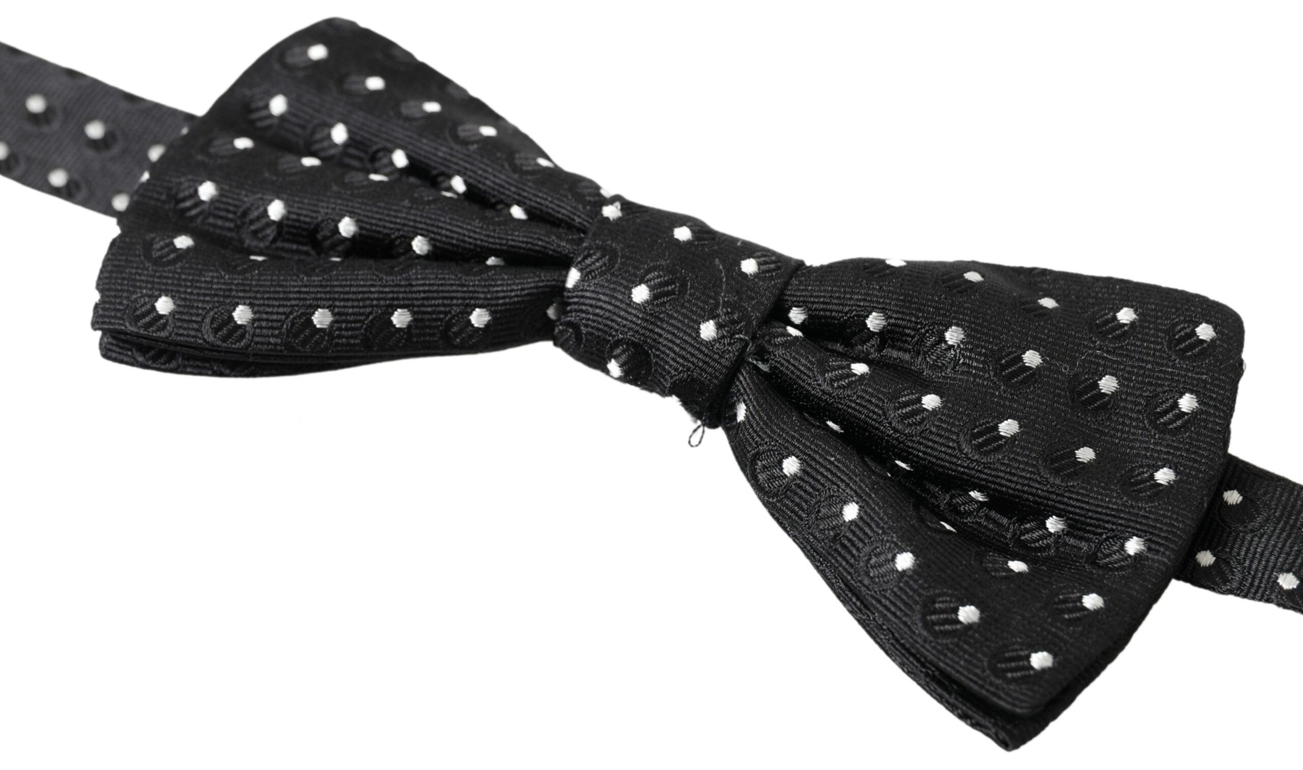 Polka Dot Silk Adjustable Men Neck Papillon Bow Men's Tie - Dolce & Gabbana - Modalova