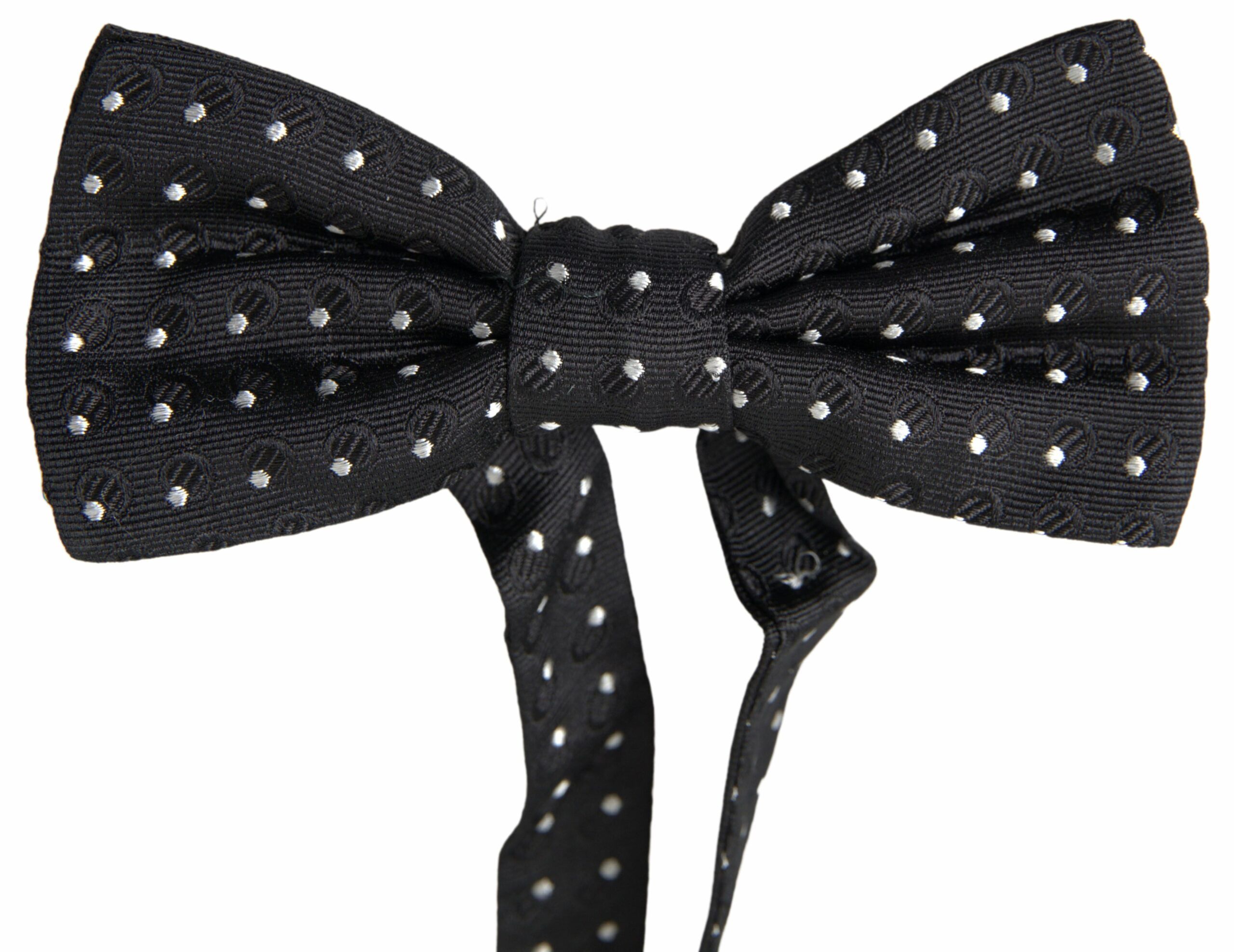 Polka Dot Silk Adjustable Men Neck Papillon Bow Men's Tie - Dolce & Gabbana - Modalova