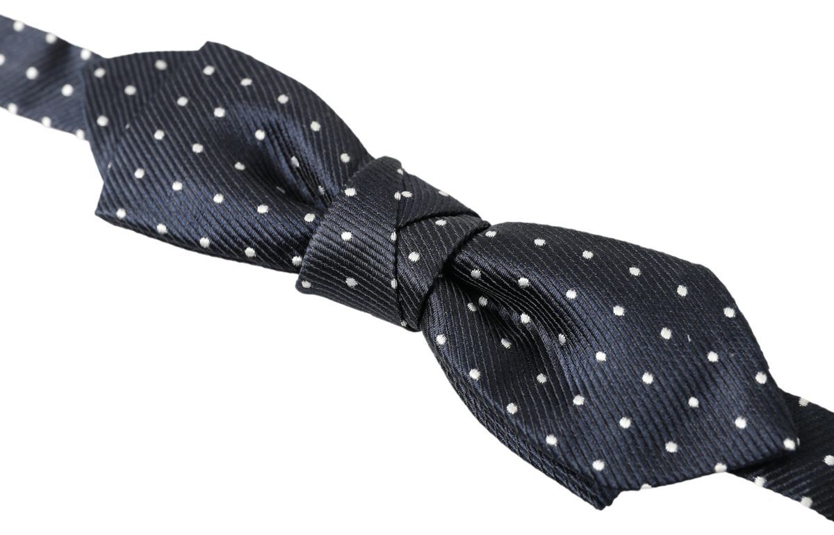 Polka Dot Silk Adjustable Men Neck Papillon Bow Men's Tie - Dolce & Gabbana - Modalova