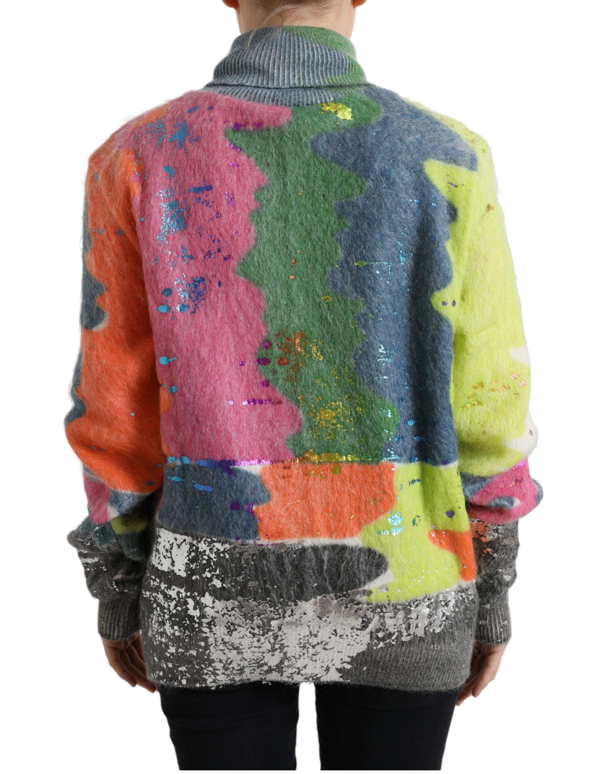 Mohair Turtleneck Pullover Women's Sweater - Dolce & Gabbana - Modalova