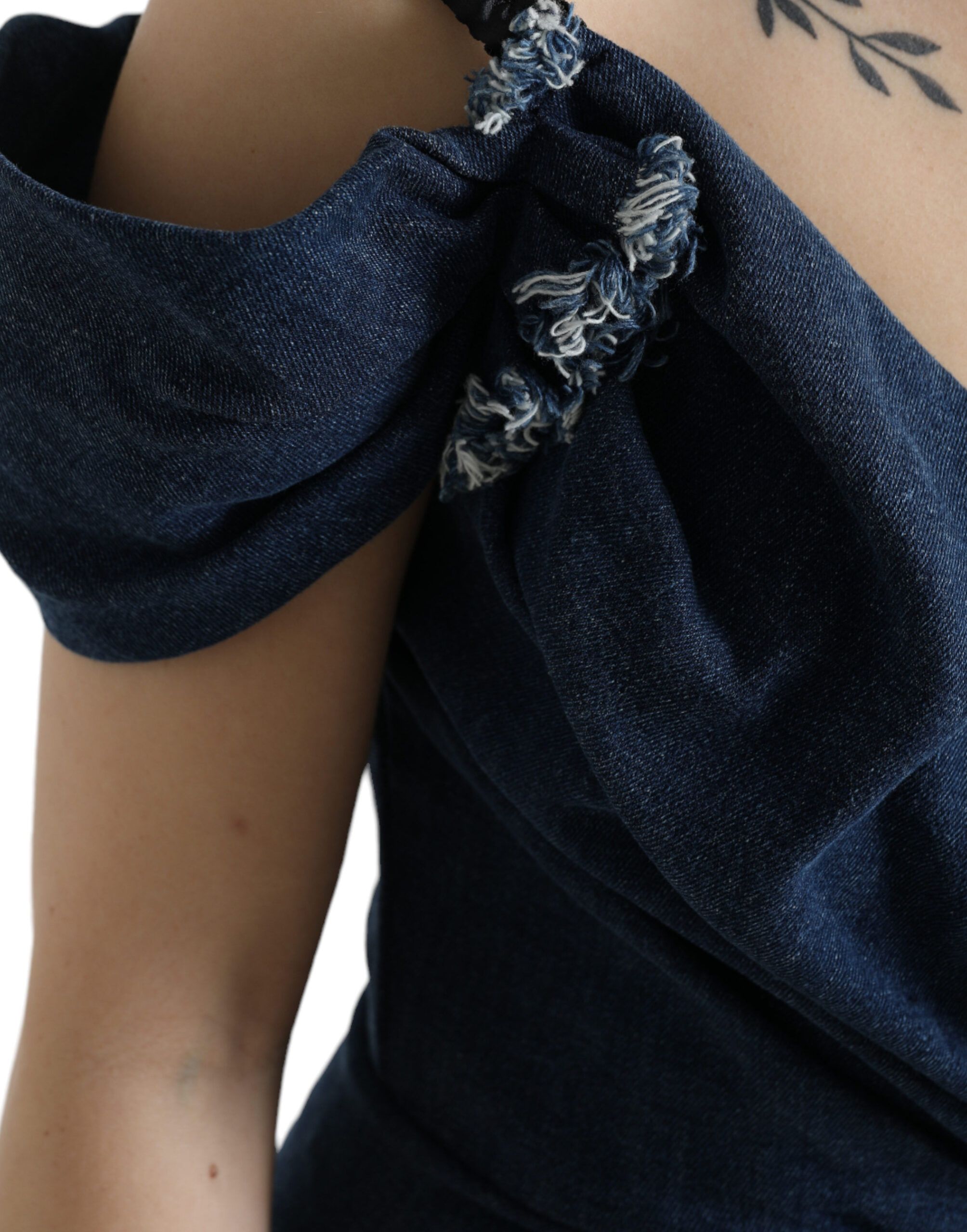 Patchwork Two Tone Denim Mini Women's Dress - Dolce & Gabbana - Modalova