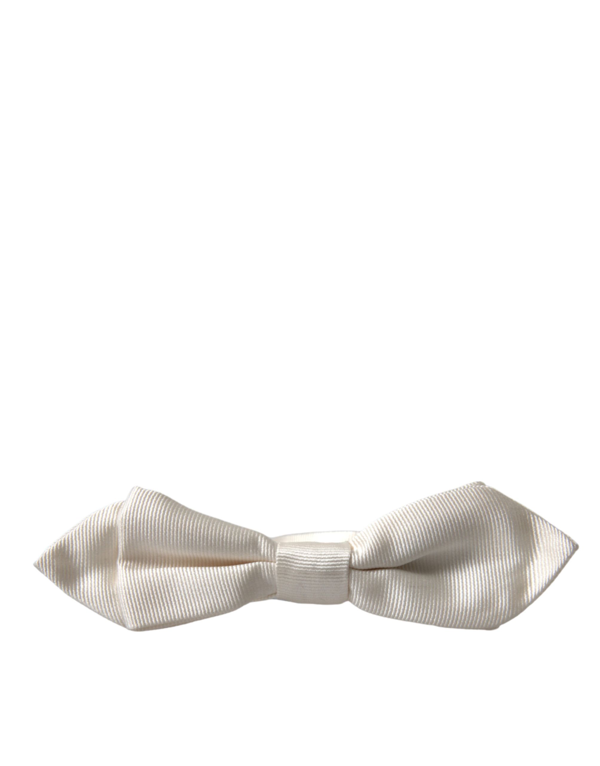 Silk Slim Adjustable Neck Papillon Bow Men's Tie - Dolce & Gabbana - Modalova