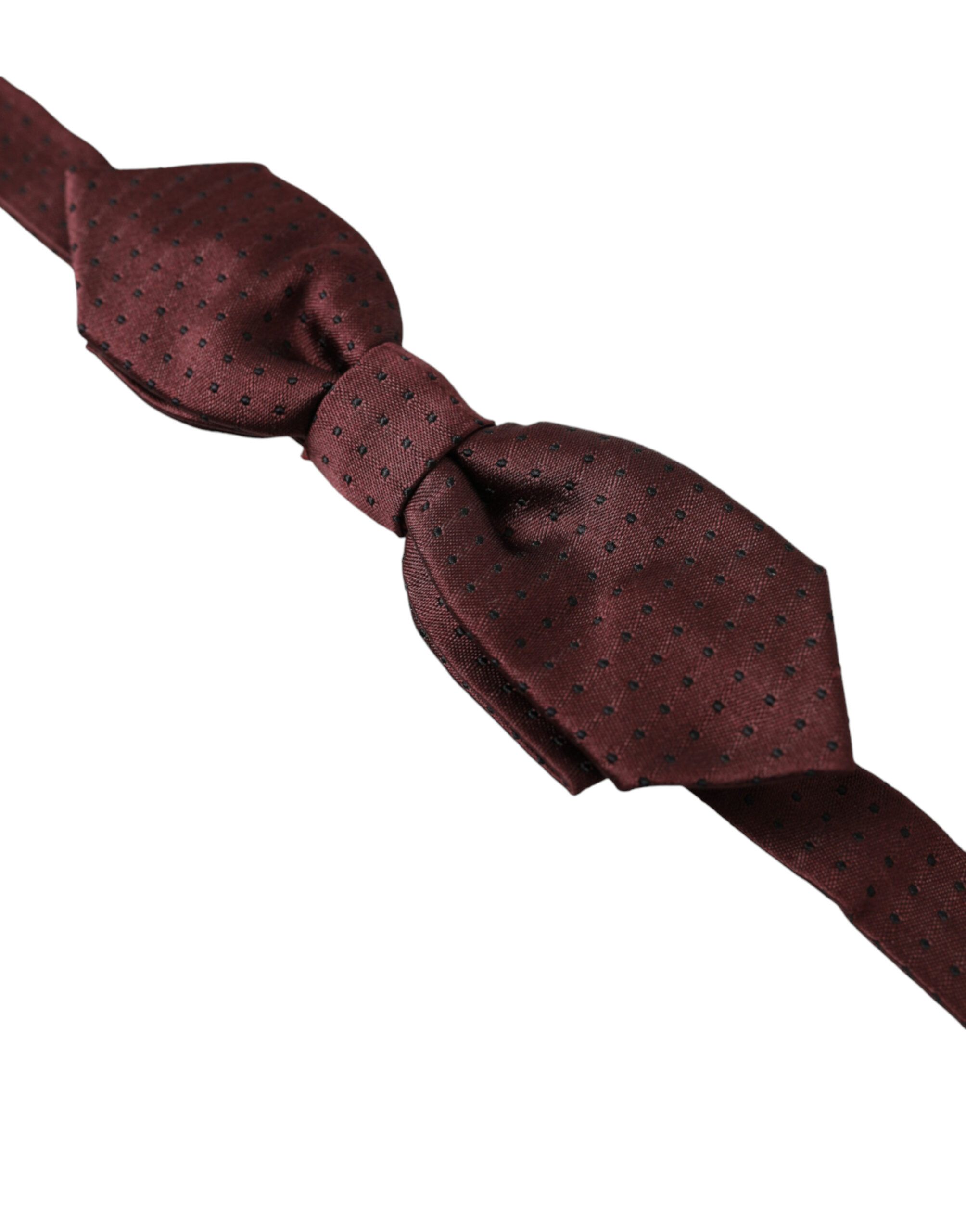 Red Silk Slim Adjustable Neck Papillon Bow Men's Tie - Dolce & Gabbana - Modalova
