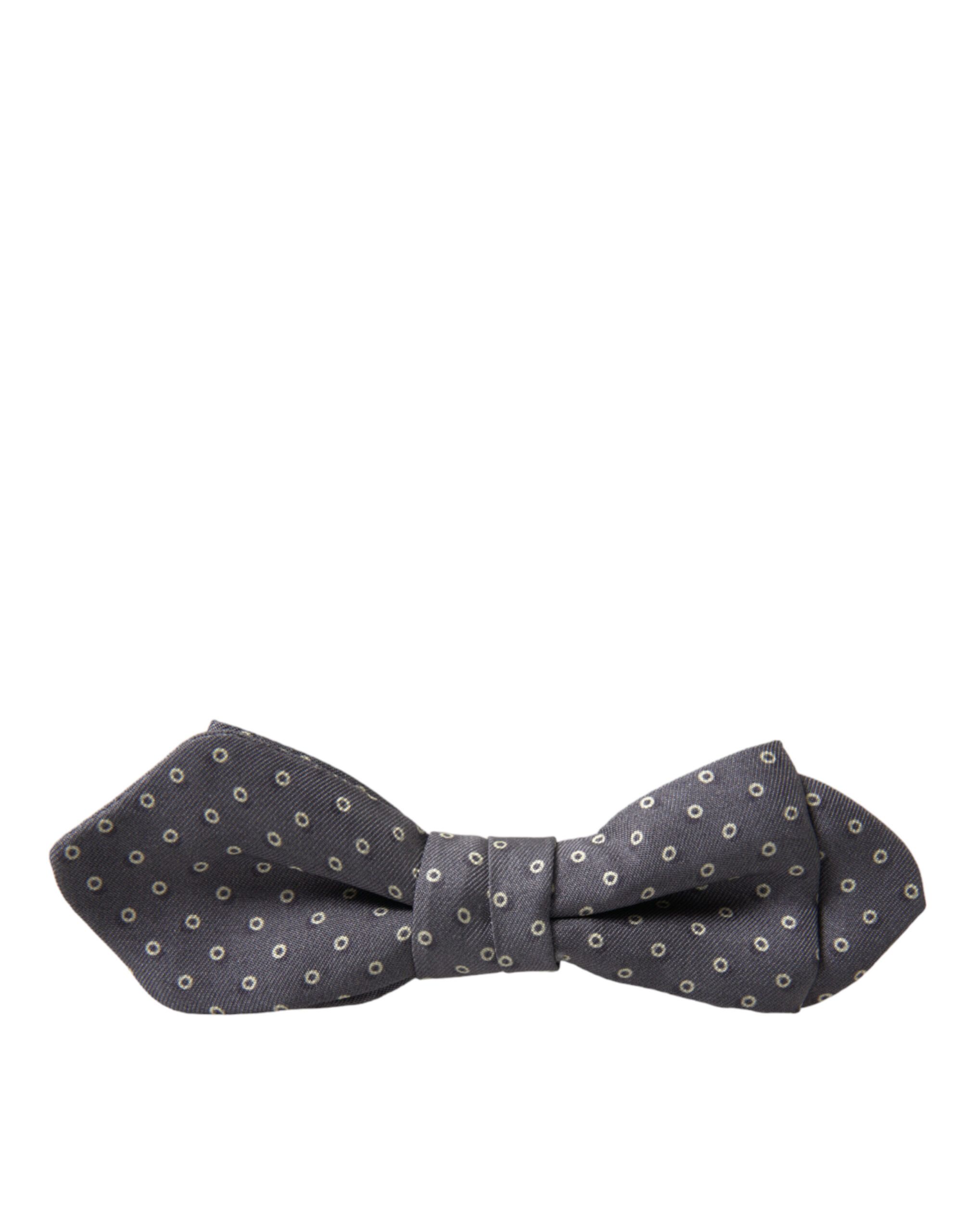 Polka Dots Silk Adjustable Neck Papillon Bow Men's Tie - Dolce & Gabbana - Modalova