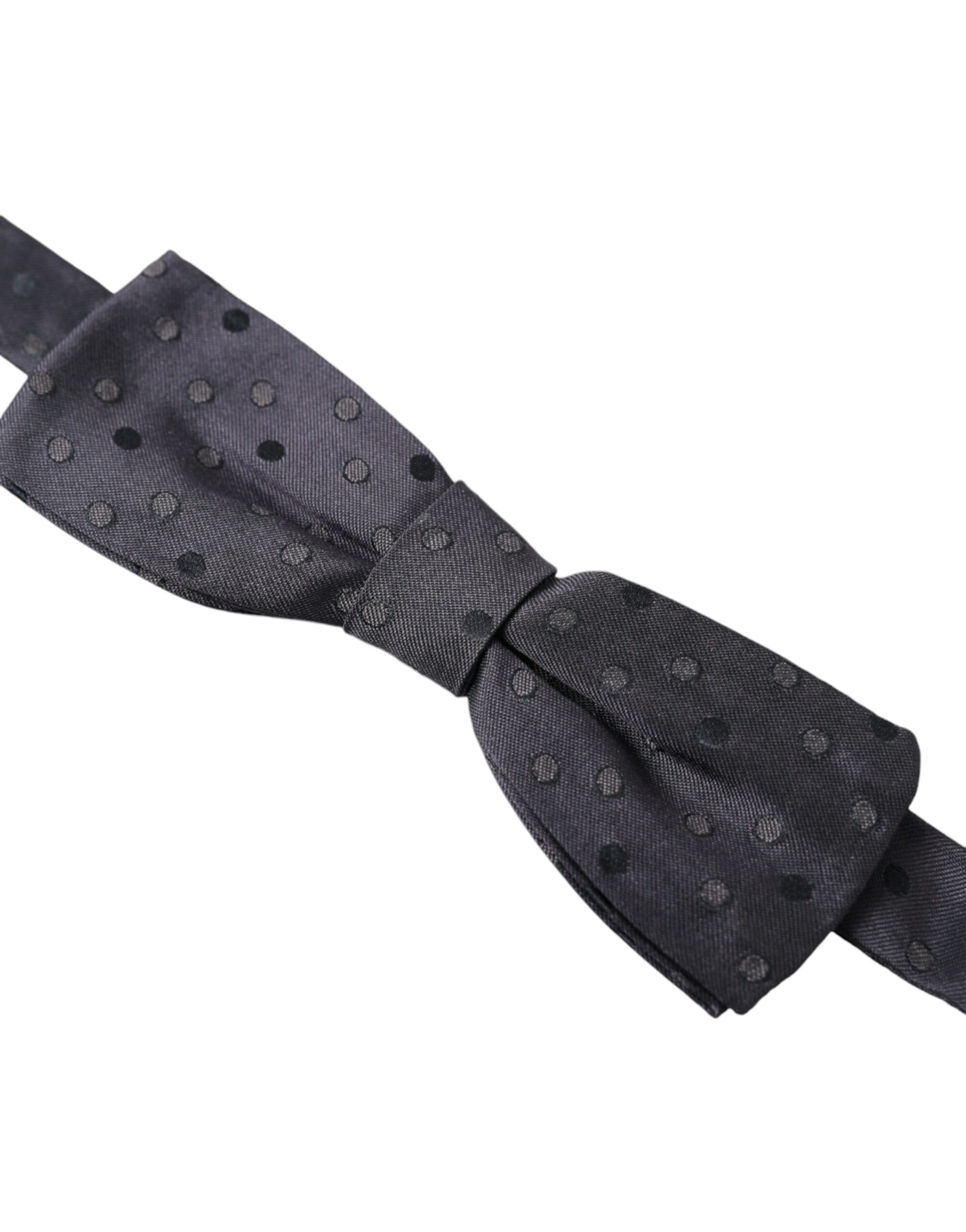 Polka Dot Silk Adjustable Neck Men Papillon Bow Men's Tie - Dolce & Gabbana - Modalova