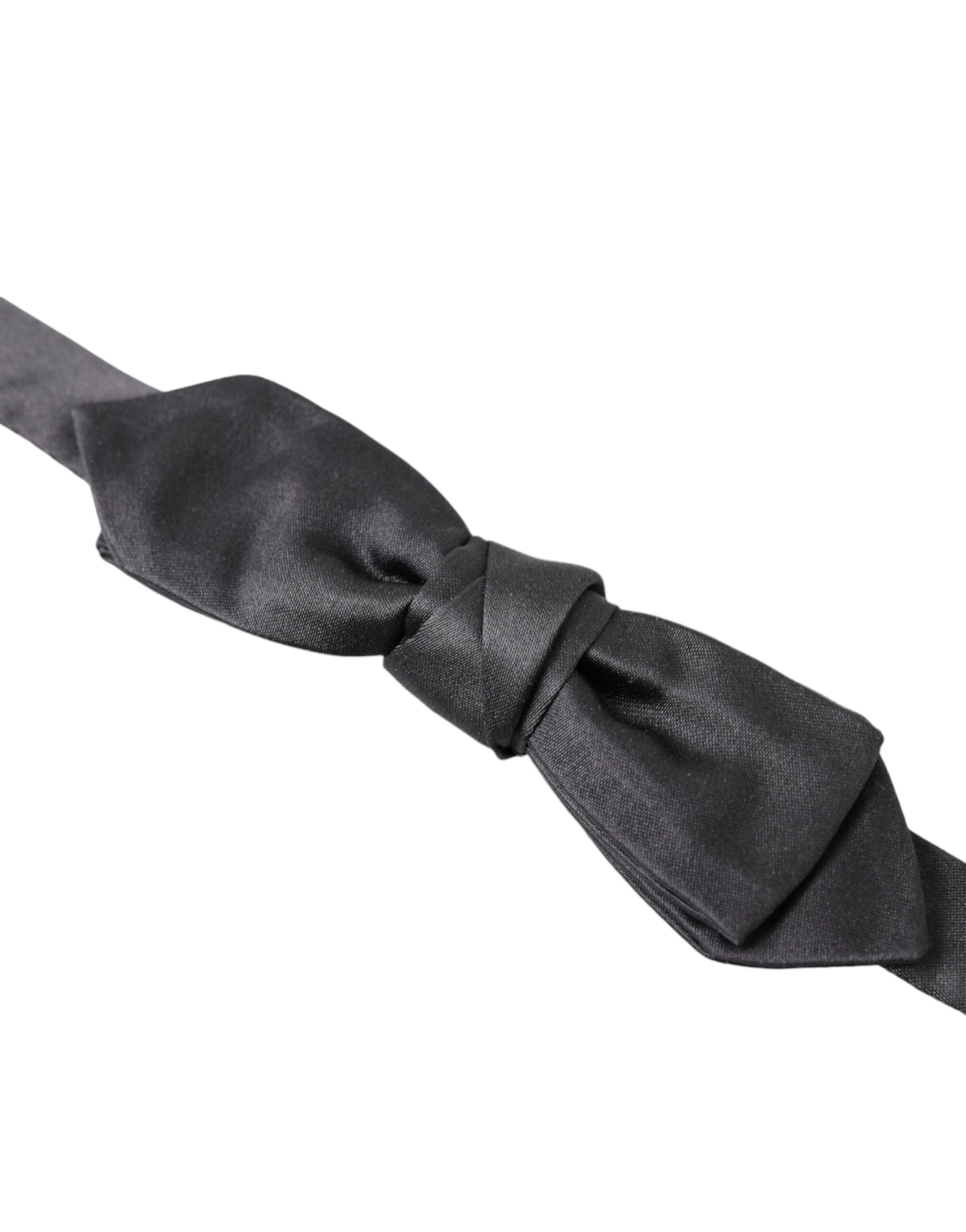 Silk Adjustable Neck Men Papillon Bow Men's Tie - Dolce & Gabbana - Modalova