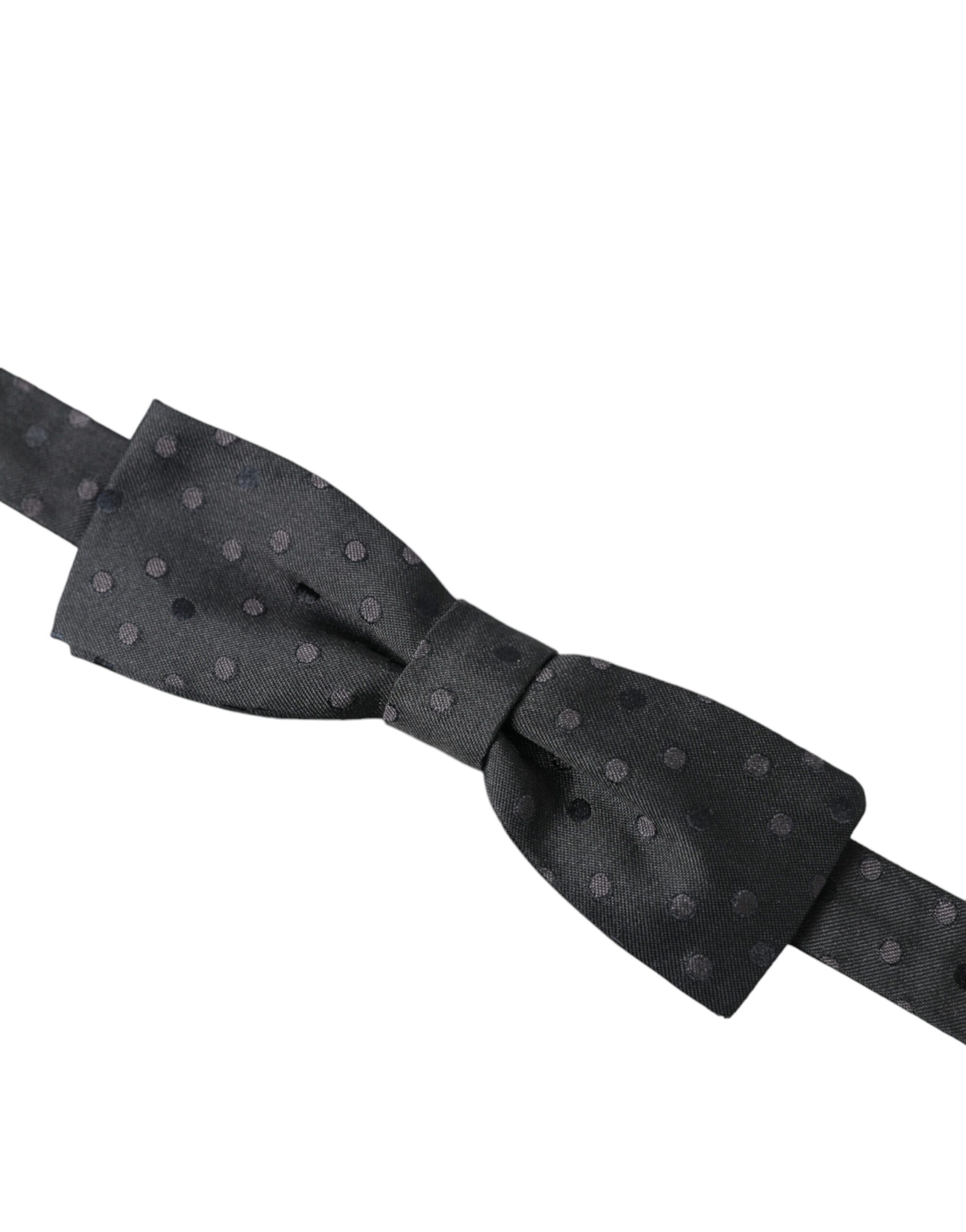 Polka Dot Silk Adjustable Neck Men Papillon Bow Men's Tie - Dolce & Gabbana - Modalova