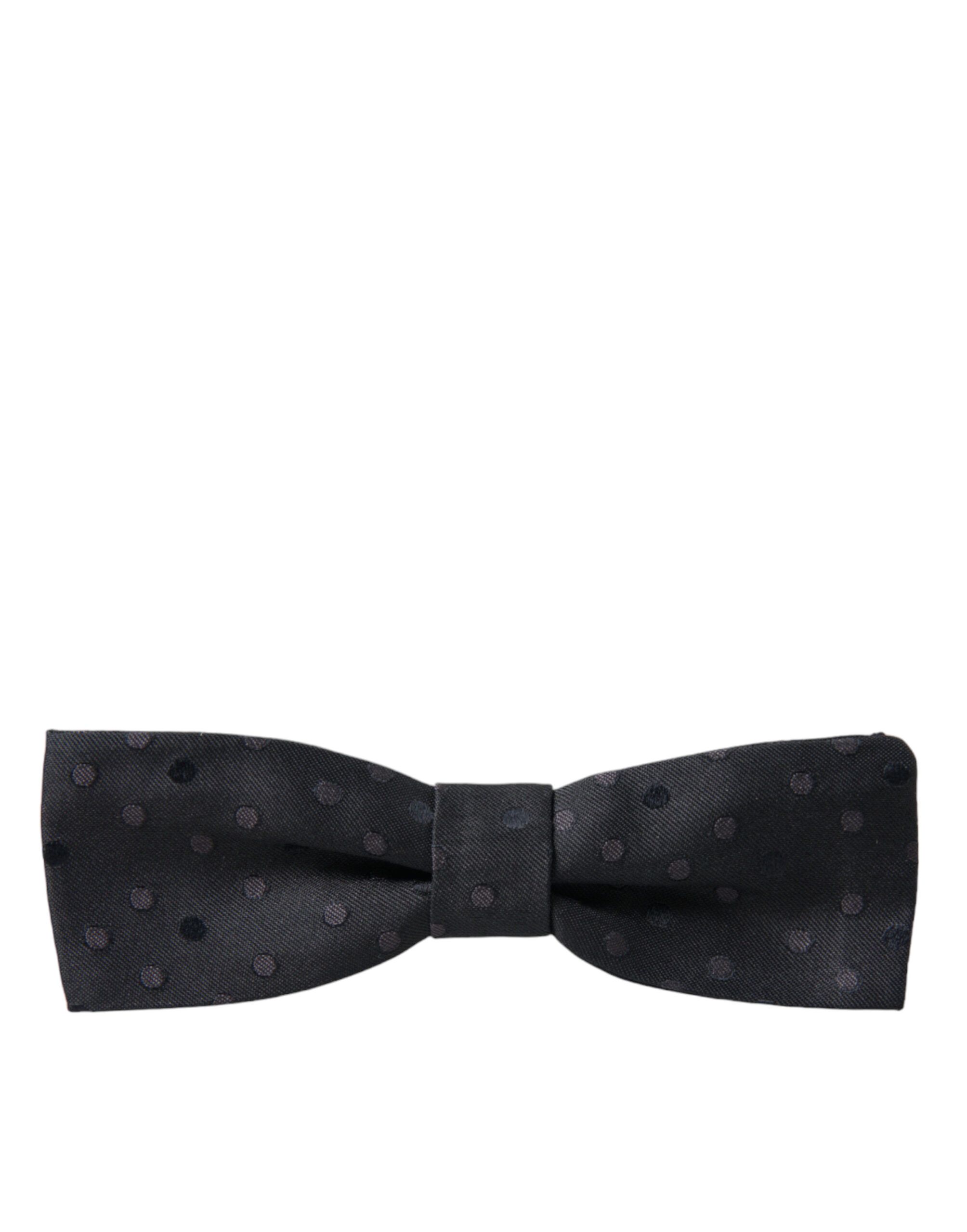 Polka Dot Silk Adjustable Neck Men Papillon Bow Men's Tie - Dolce & Gabbana - Modalova