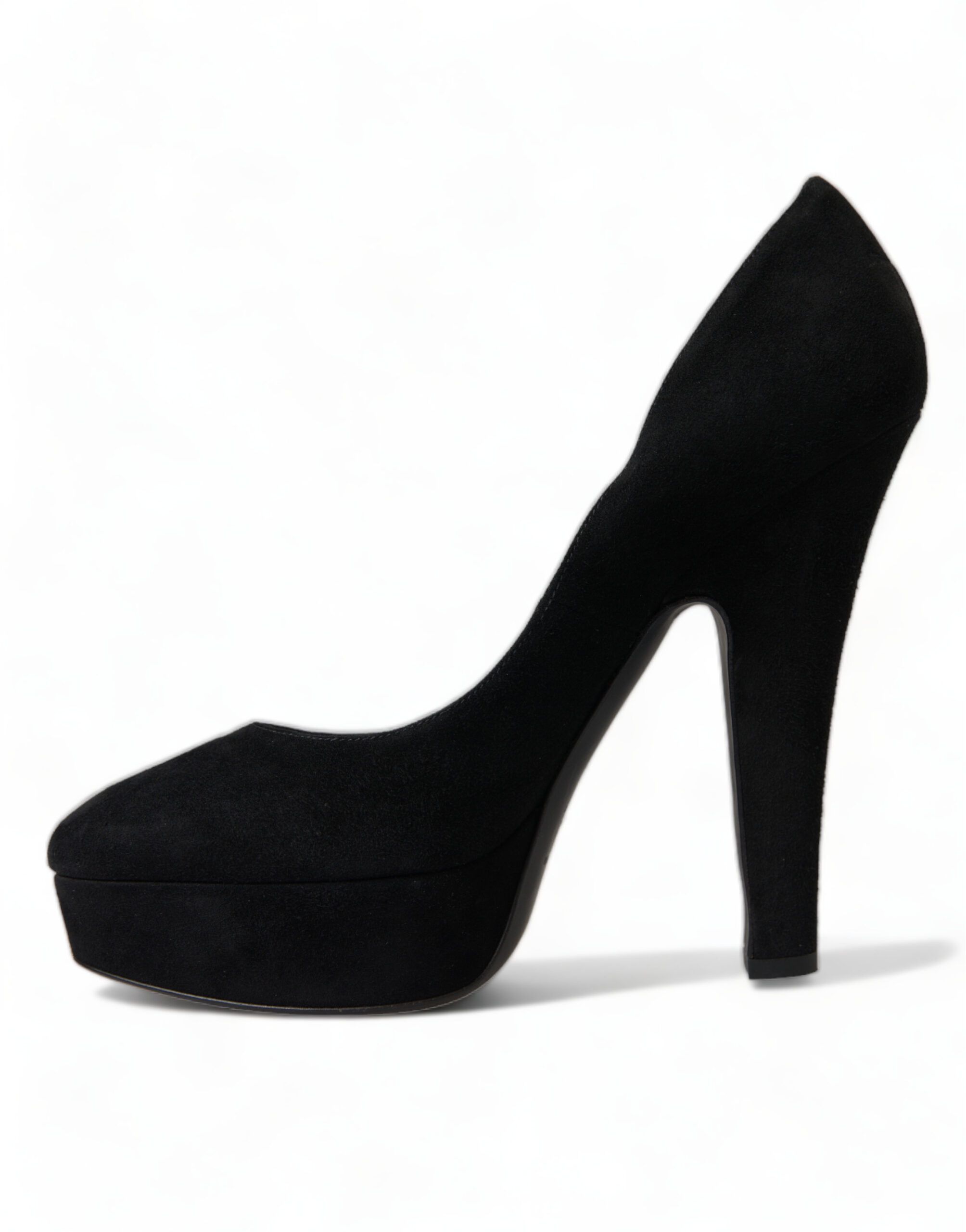 Suede Leather Platform Heel Pumps Women's Shoes - Dolce & Gabbana - Modalova