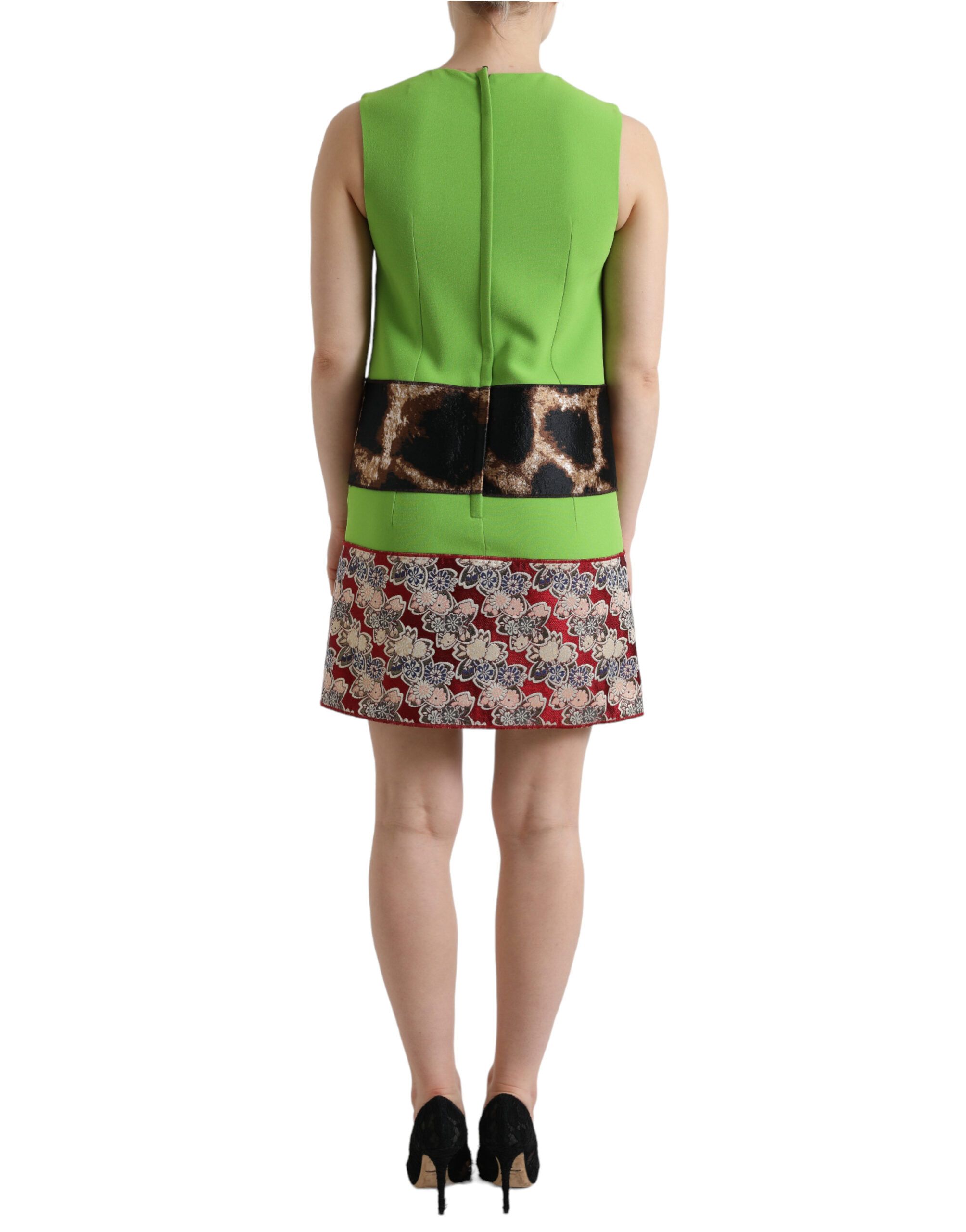 Apple Sleeveless Panelled Shift Women's Dress - Dolce & Gabbana - Modalova