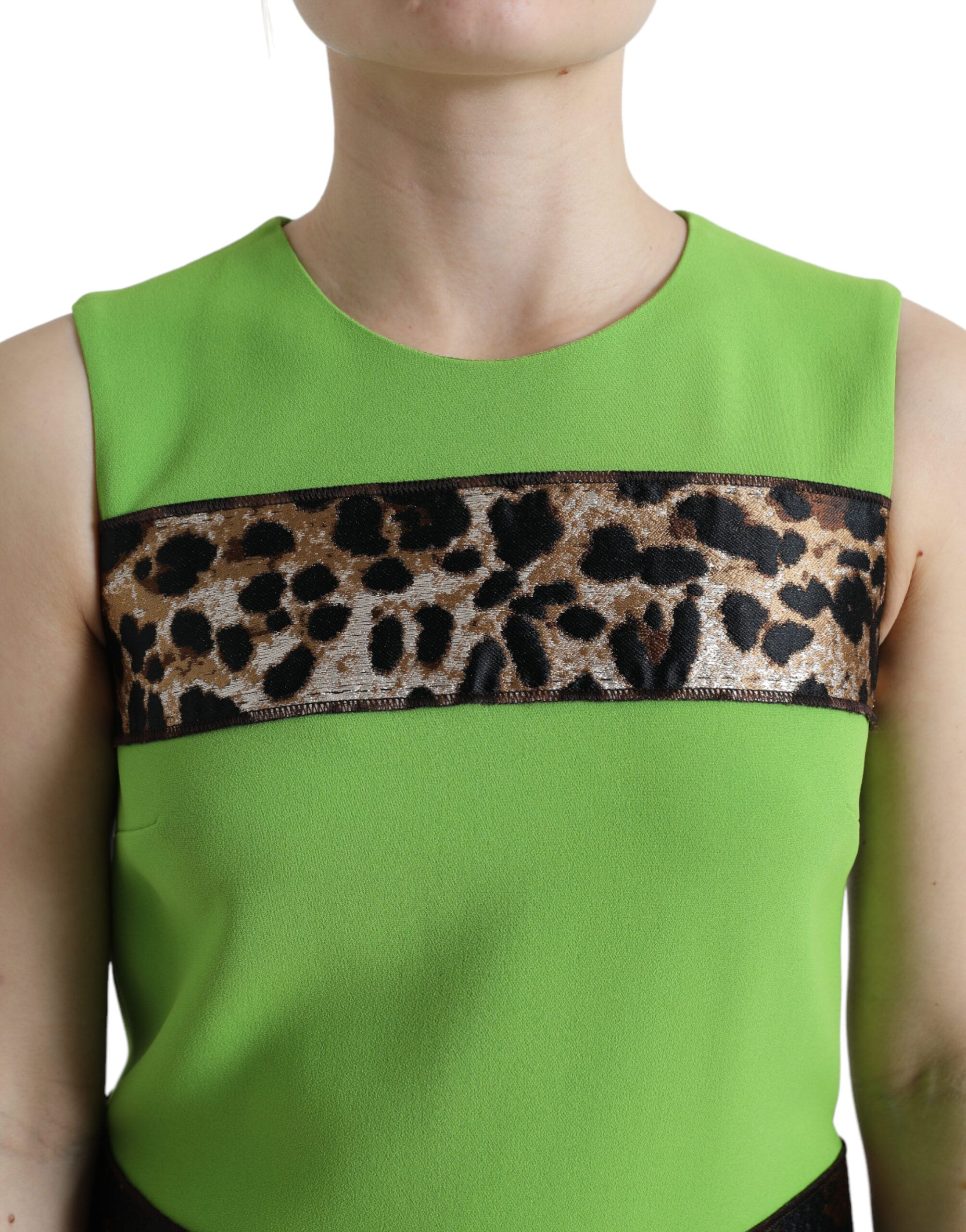 Apple Sleeveless Panelled Shift Women's Dress - Dolce & Gabbana - Modalova