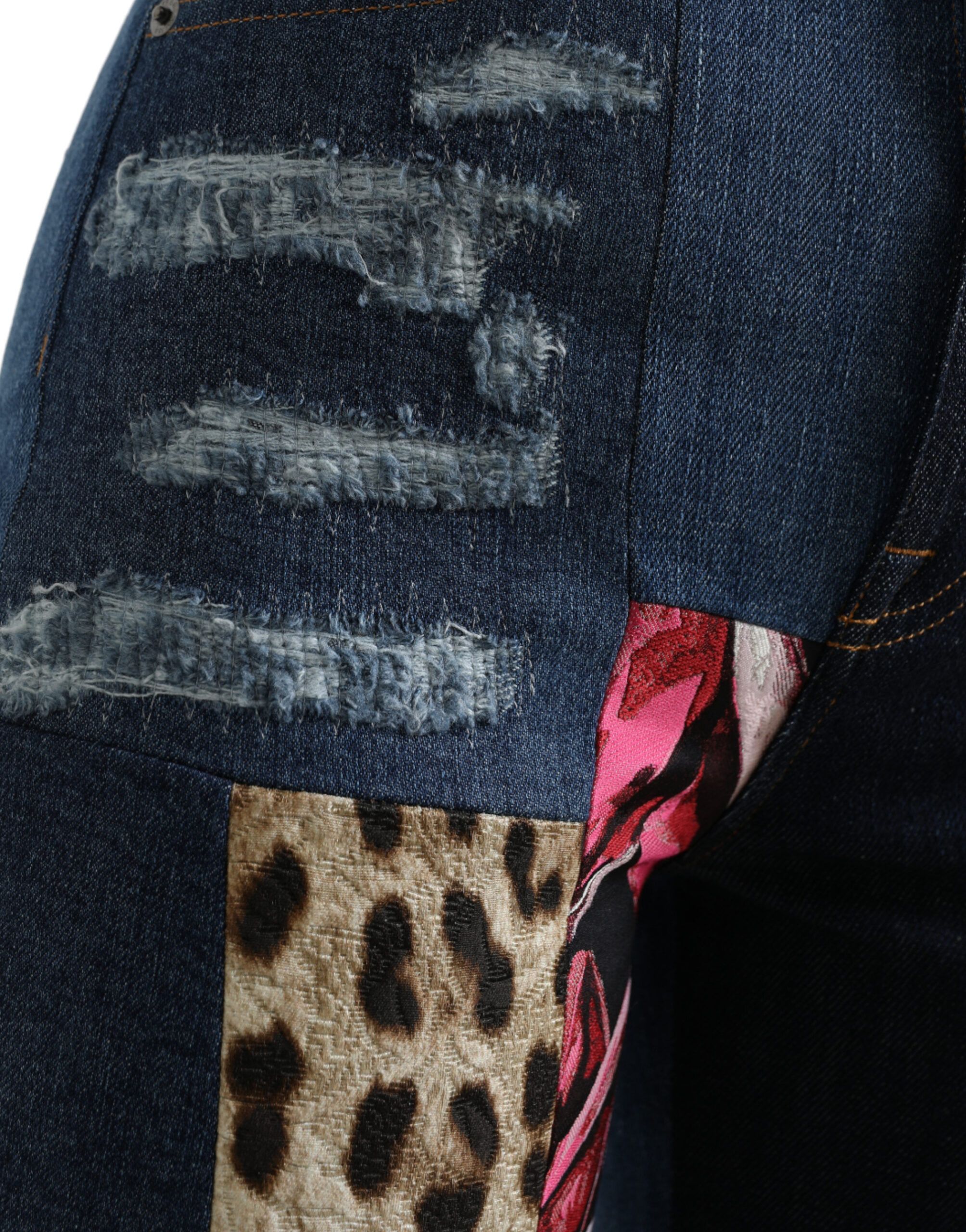 Patchwork GRACE Skinny Denim Women's Jeans - Dolce & Gabbana - Modalova