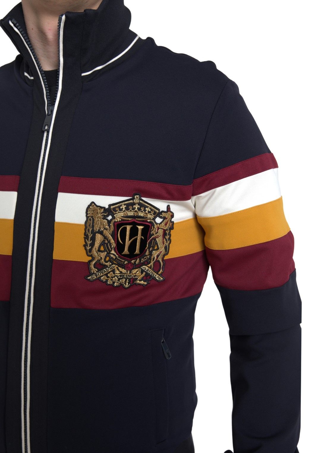 Cardigan Heraldic Full Zip Men's Sweater - Dolce & Gabbana - Modalova