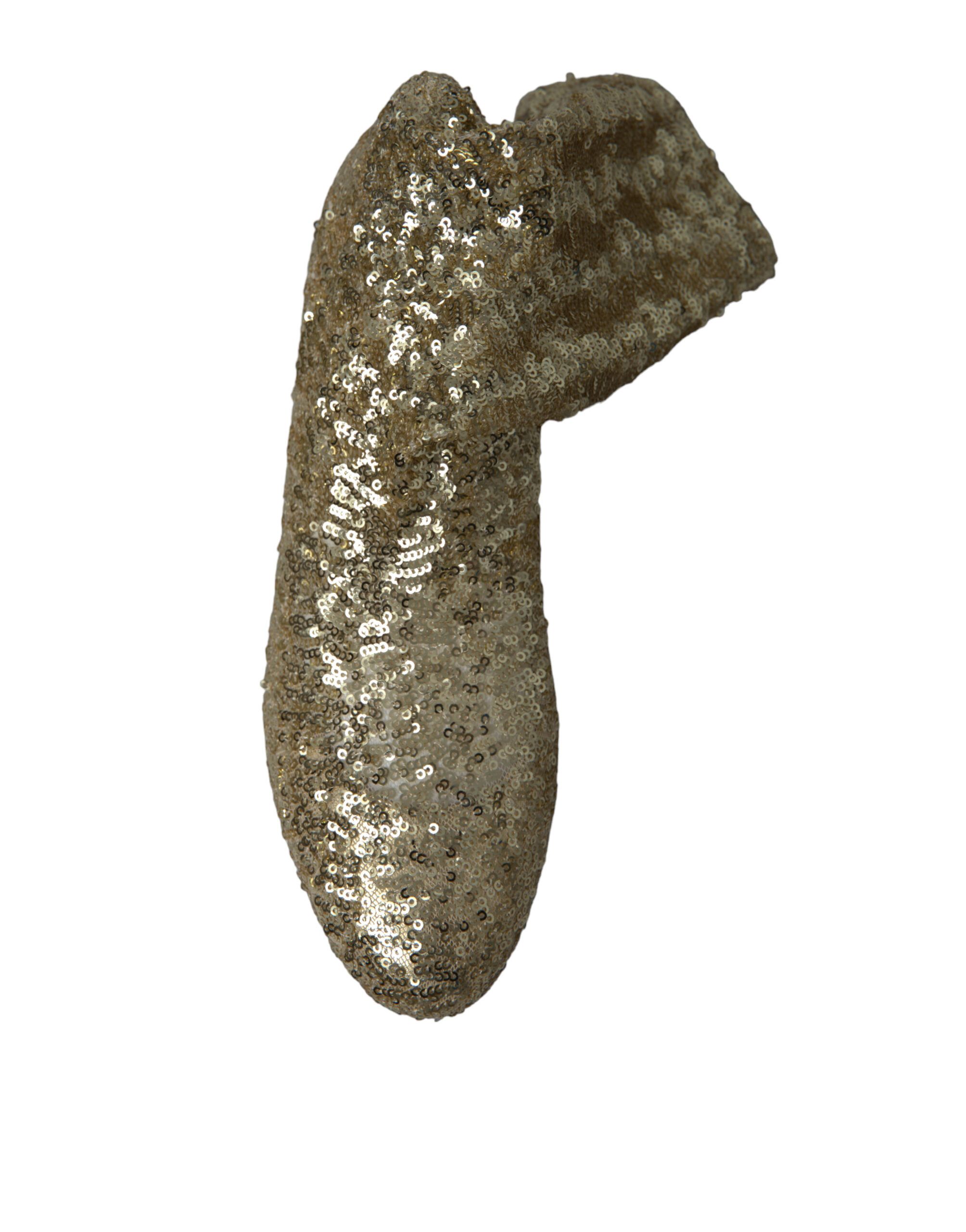 Sequined Short Boots Stretch Women's Shoes - Dolce & Gabbana - Modalova