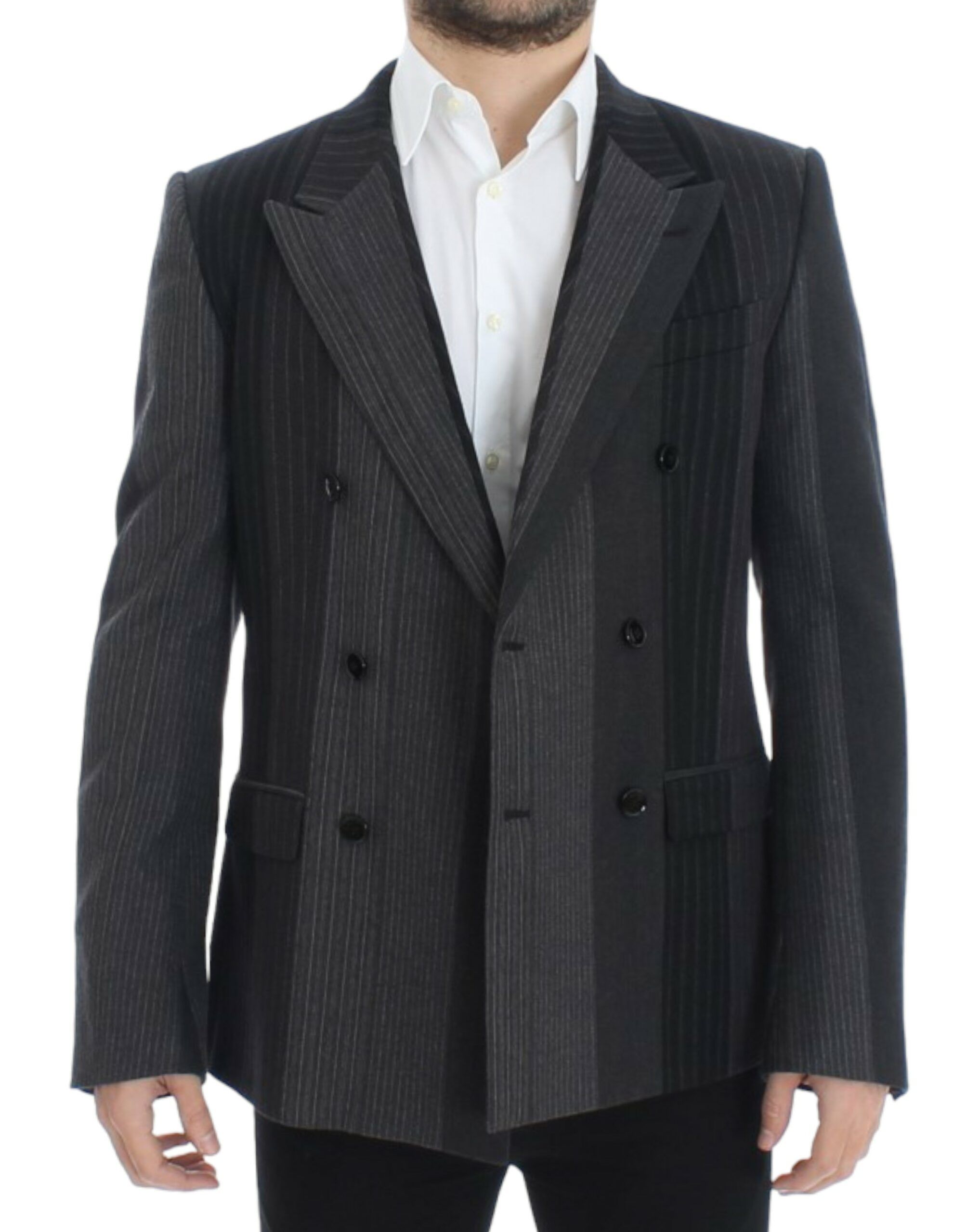 Striped wool stretch Men's blazer - Dolce & Gabbana - Modalova
