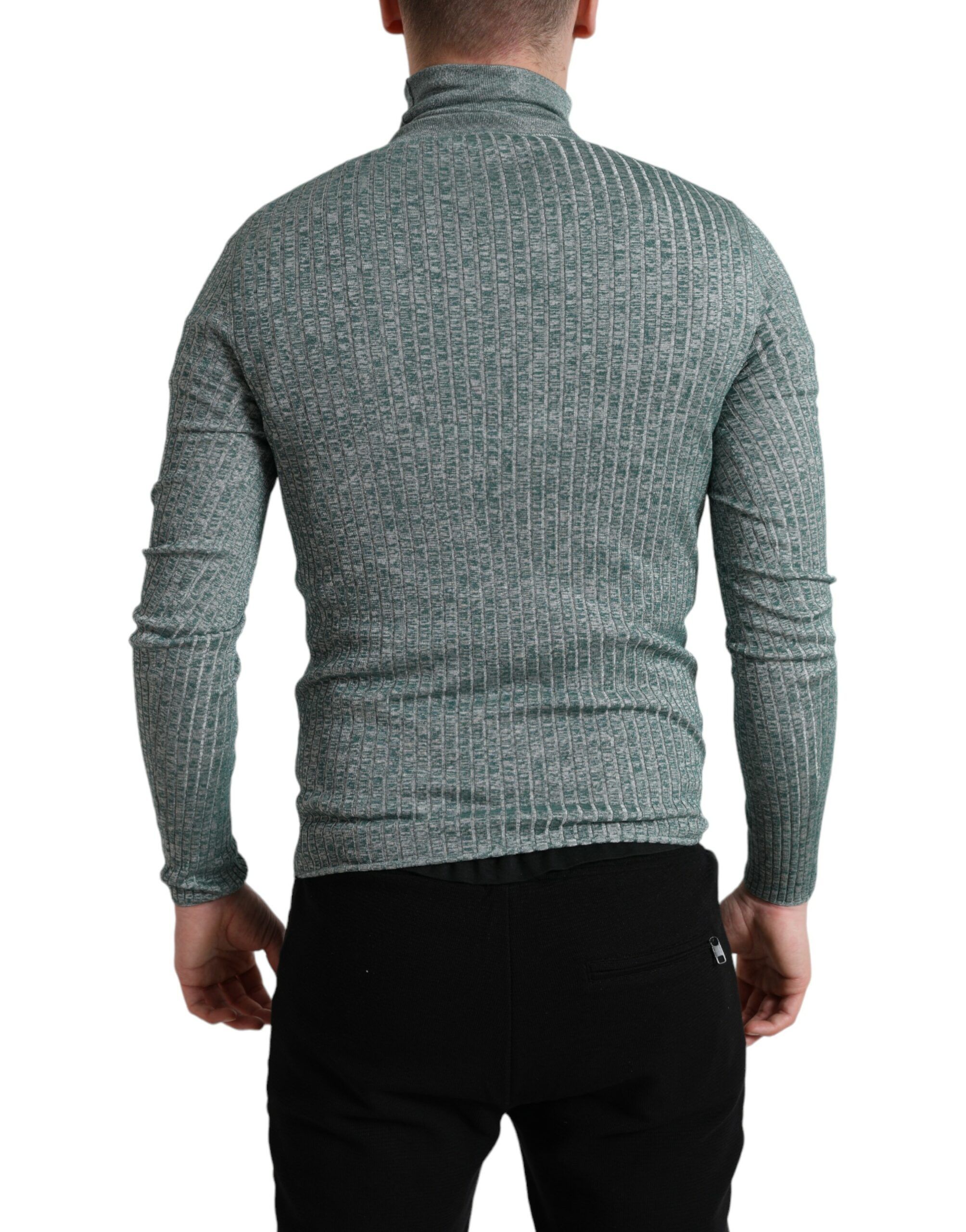 Polyester Turtleneck Pullover Men's Sweater - Dolce & Gabbana - Modalova
