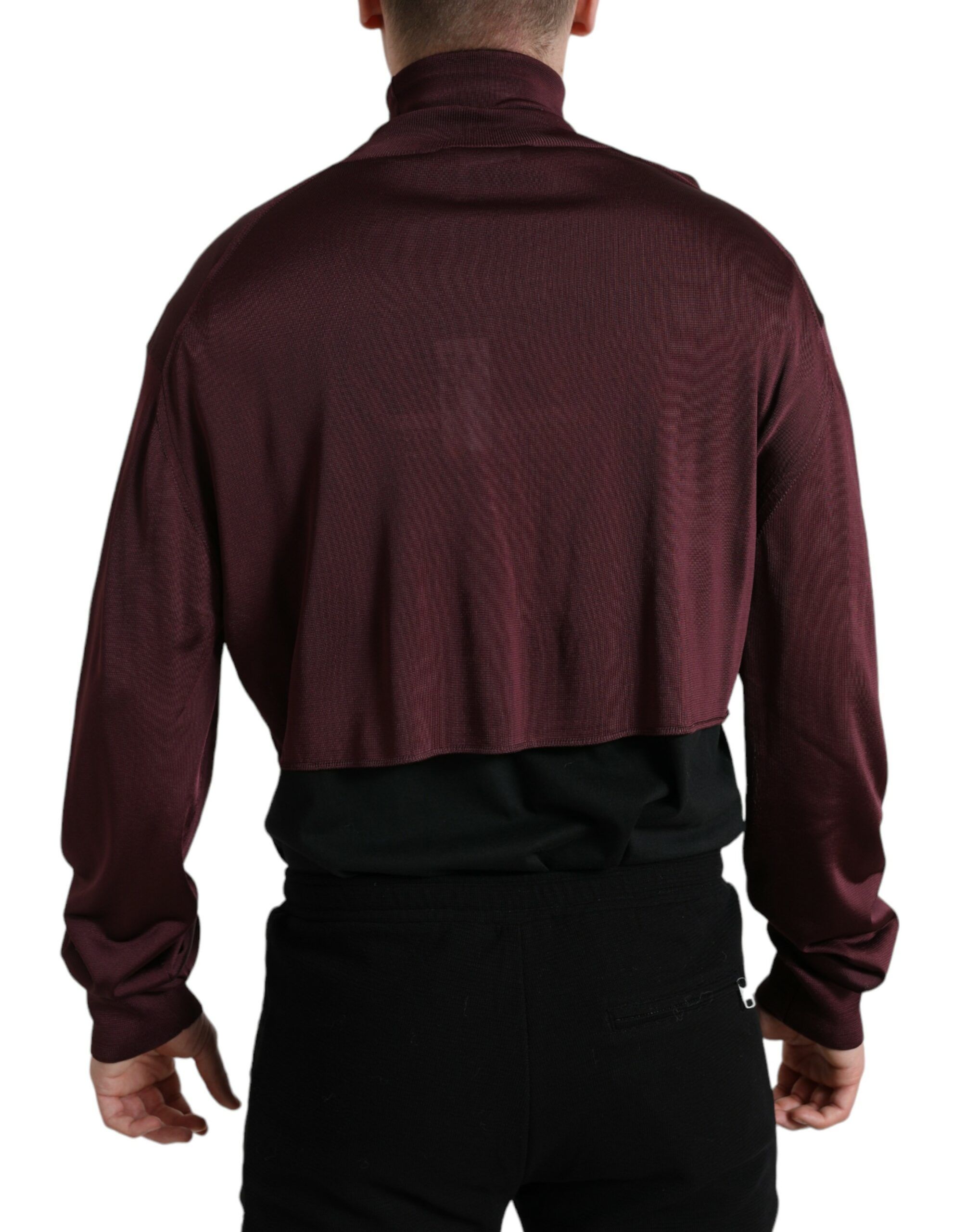 Viscose Turtleneck Pullover Men's Sweater - Dolce & Gabbana - Modalova