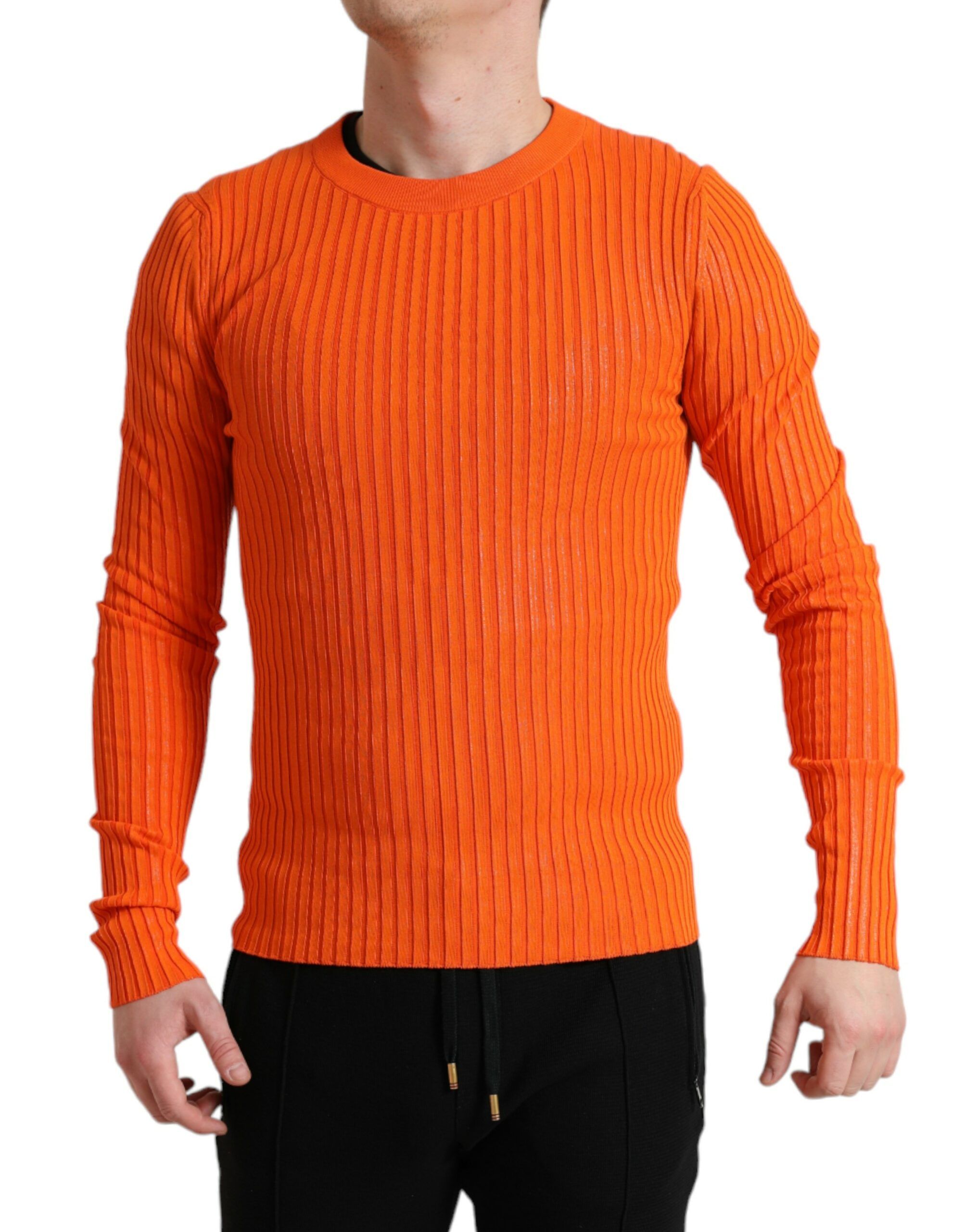 Knitted Crewneck Men Pullover Men's Sweater - Dolce & Gabbana - Modalova