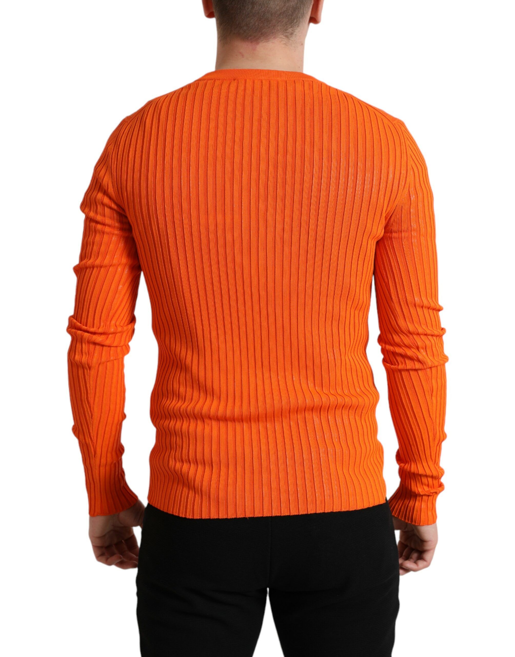 Knitted Crewneck Men Pullover Men's Sweater - Dolce & Gabbana - Modalova
