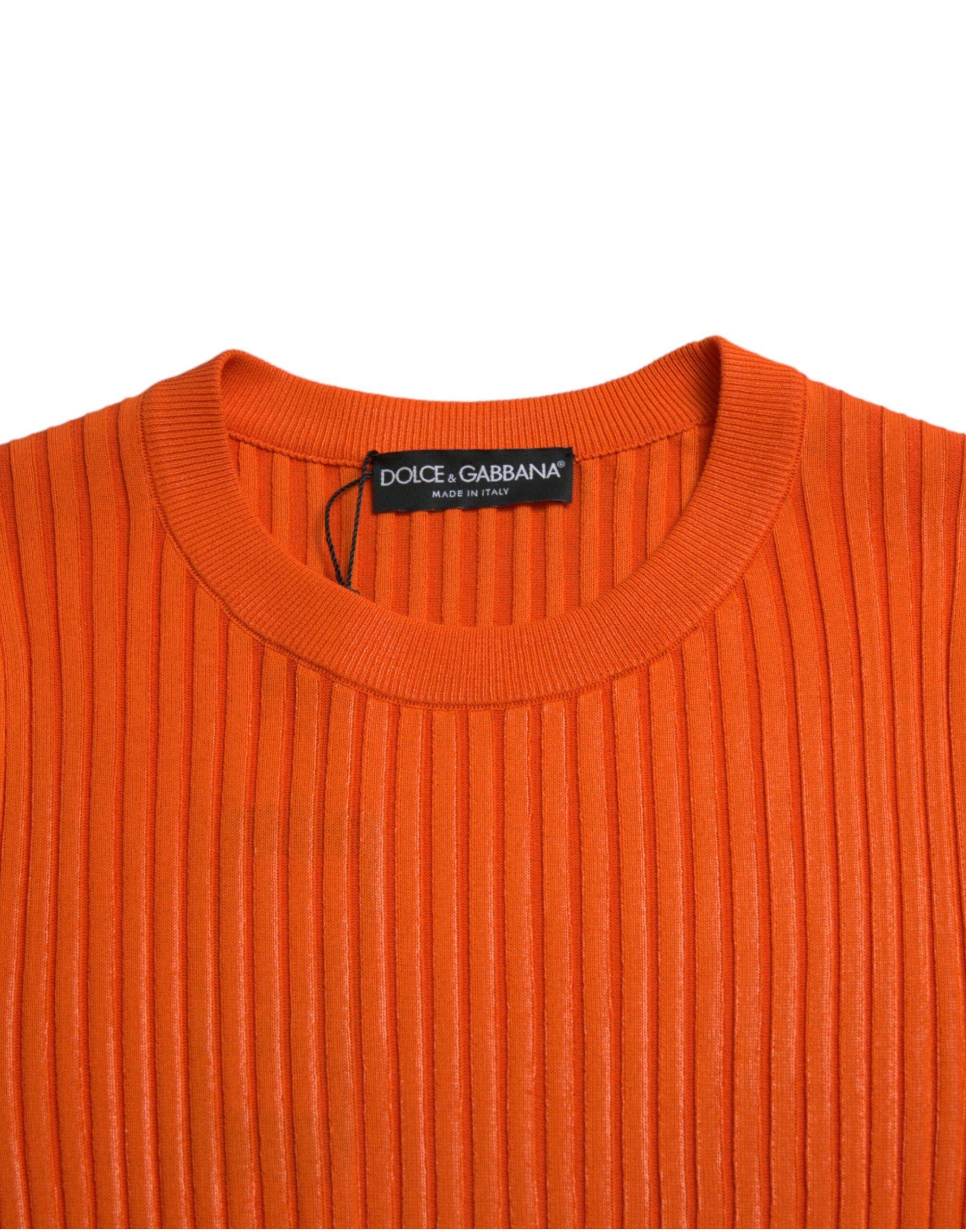 Knitted Crewneck Men Pullover Men's Sweater - Dolce & Gabbana - Modalova