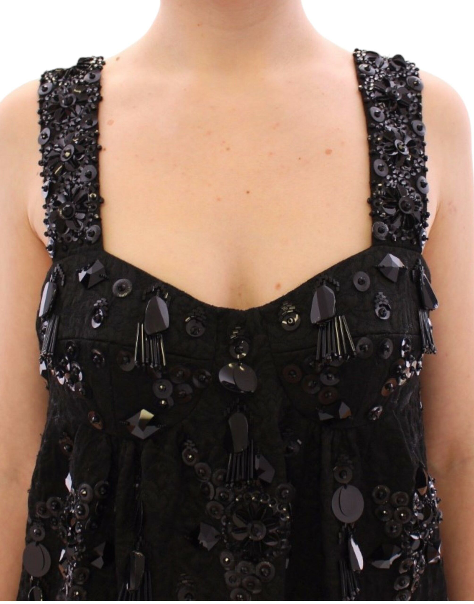 Floral crystal embedded Women's dress - Dolce & Gabbana - Modalova
