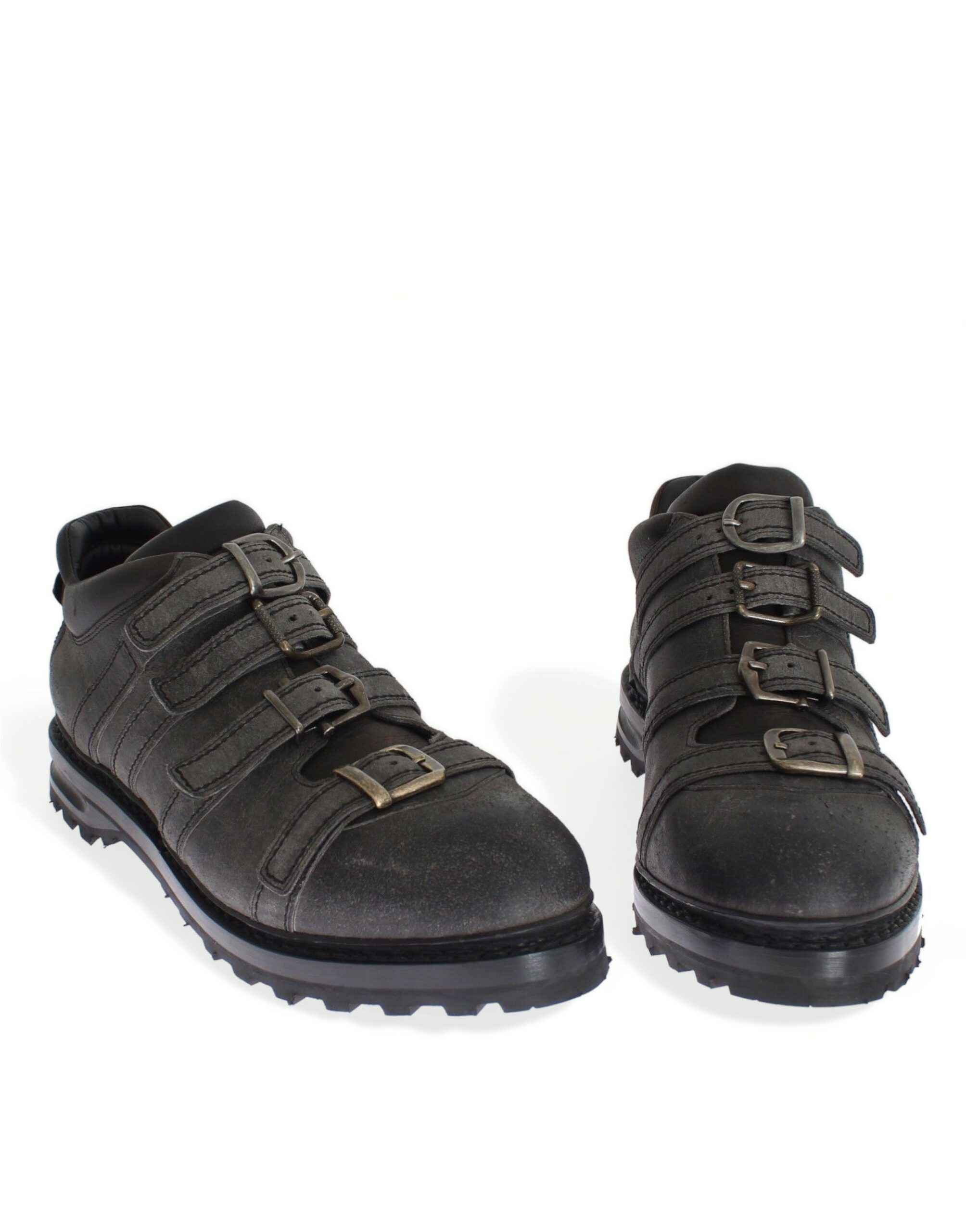 Leather Ankle Strap Shoes Men's Boots - Dolce & Gabbana - Modalova