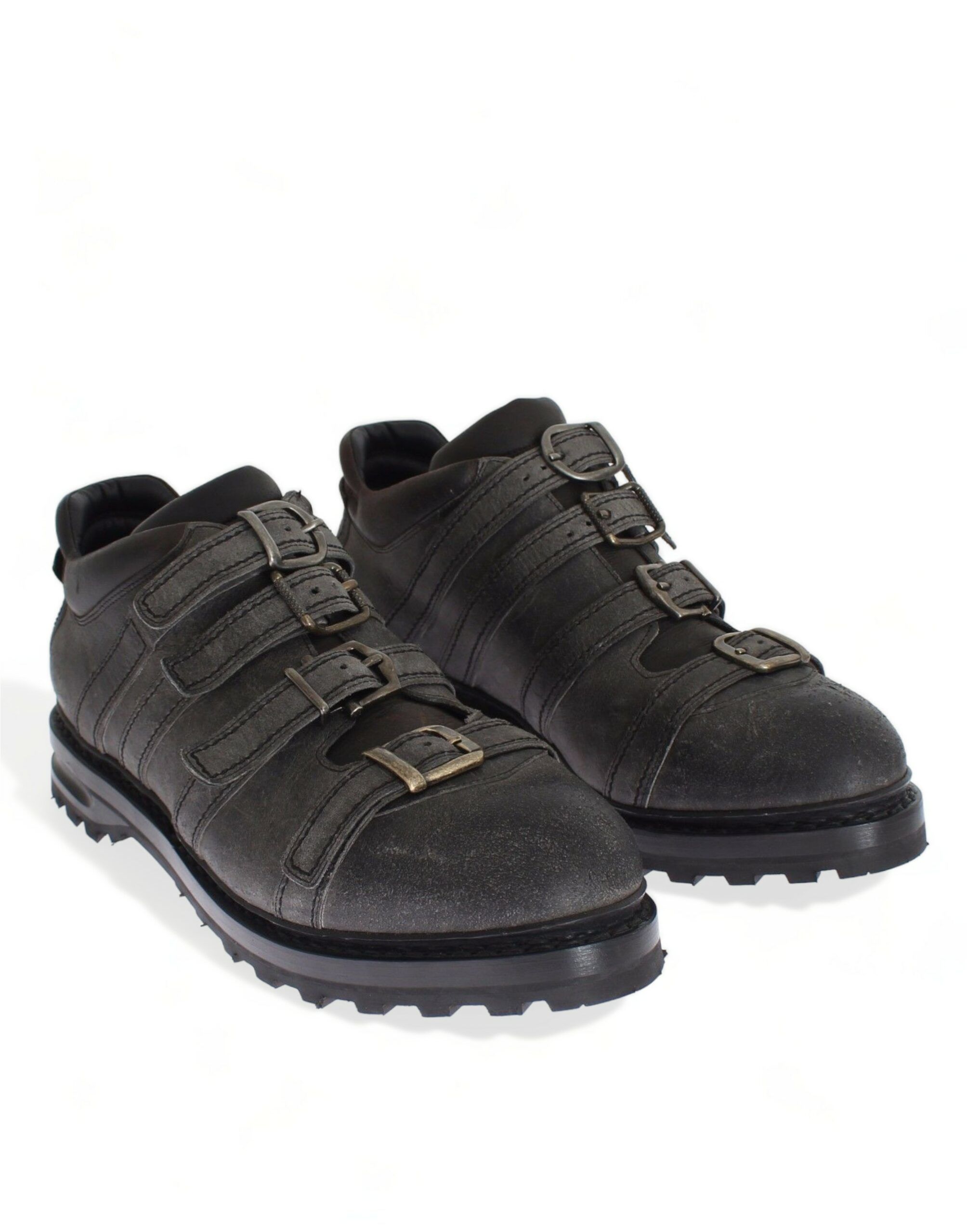 Leather Ankle Strap Shoes Men's Boots - Dolce & Gabbana - Modalova