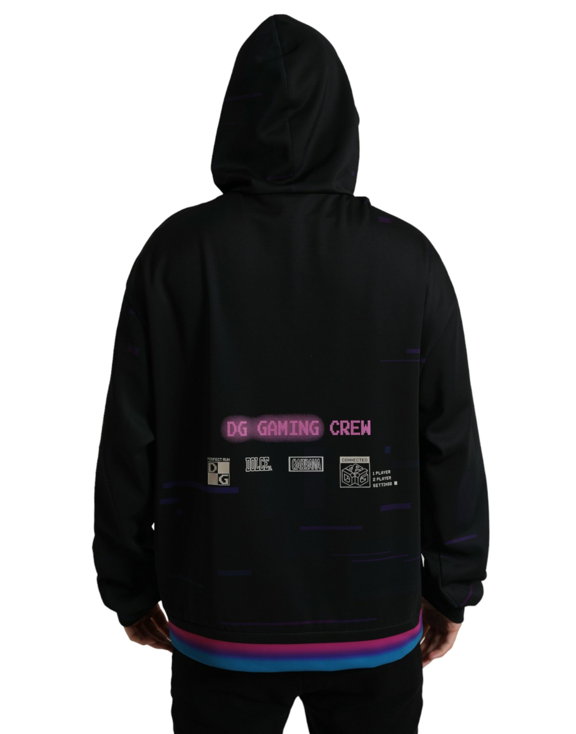 Logo Print Hooded Sweatshirt Men's Sweater - Dolce & Gabbana - Modalova