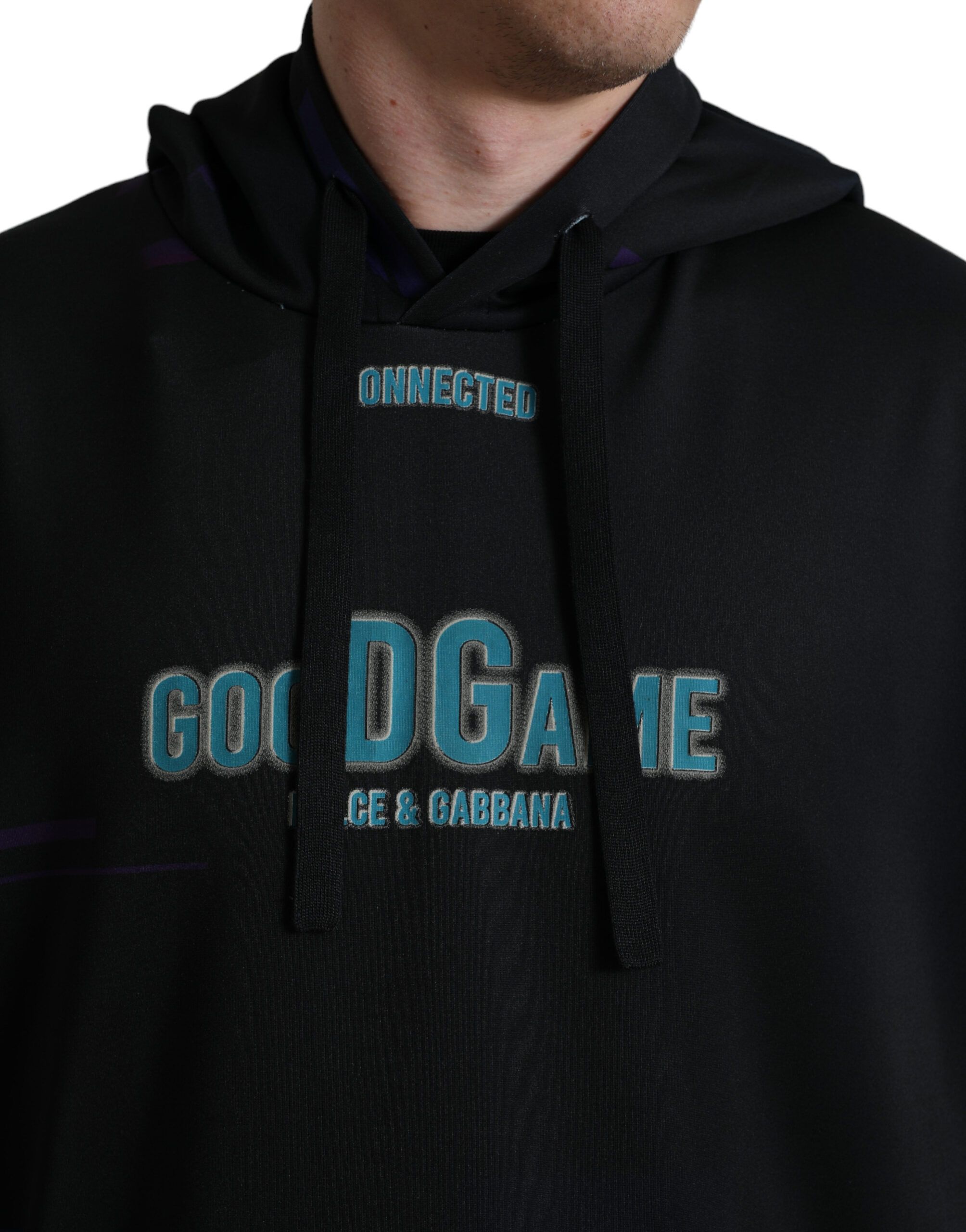 Logo Print Hooded Sweatshirt Men's Sweater - Dolce & Gabbana - Modalova