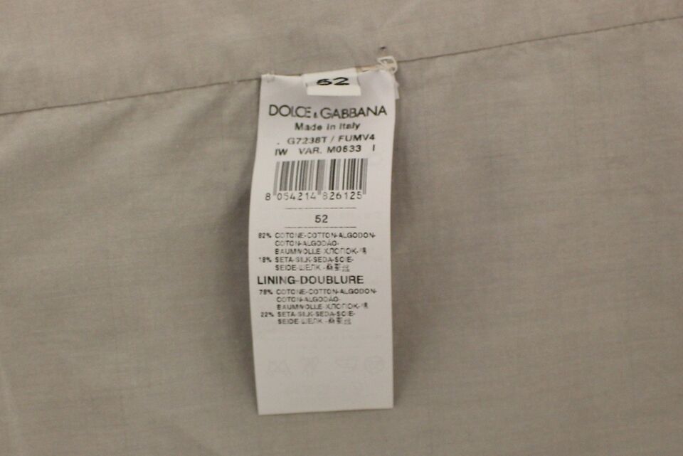 Cotton Silk Blend Dress Vest Men's Blazer - Dolce & Gabbana - Modalova