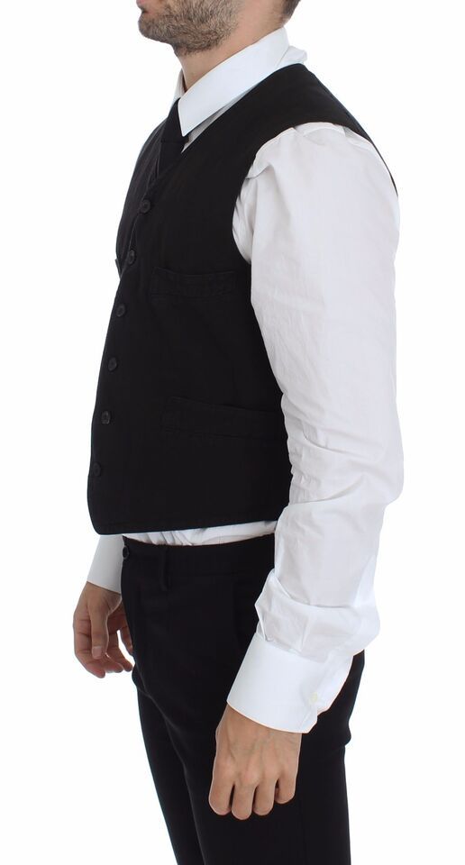 Flax Cotton Dress Vest Men's Blazer - Dolce & Gabbana - Modalova