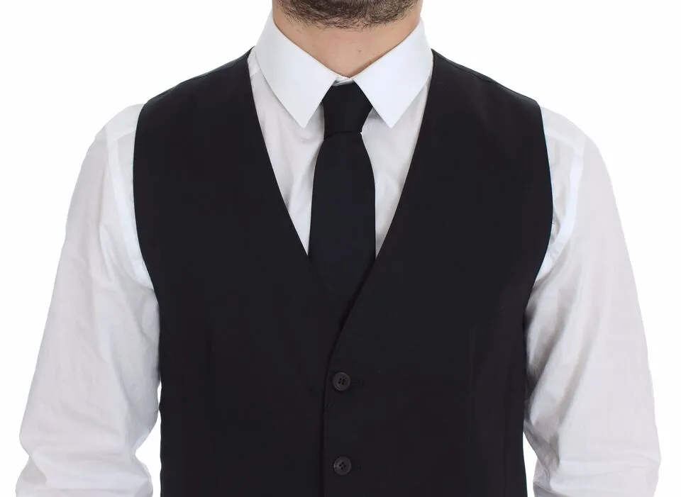 Cotton Stretch Dress Vest Men's Blazer - Dolce & Gabbana - Modalova