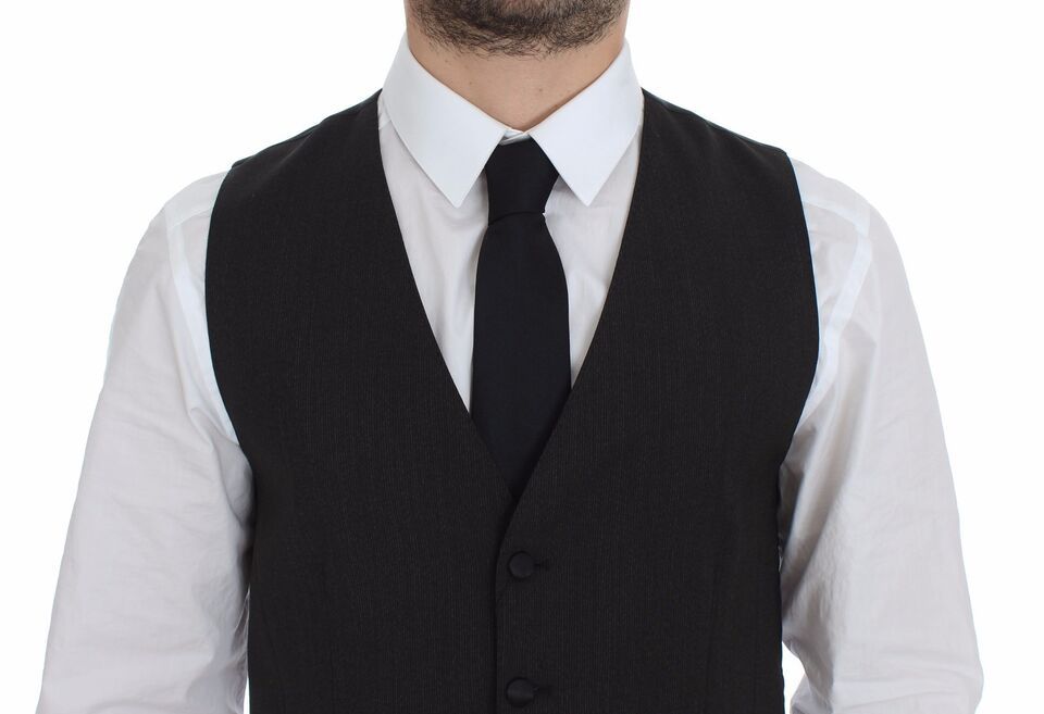 Wool Stretch Dress Vest Men's Blazer - Dolce & Gabbana - Modalova