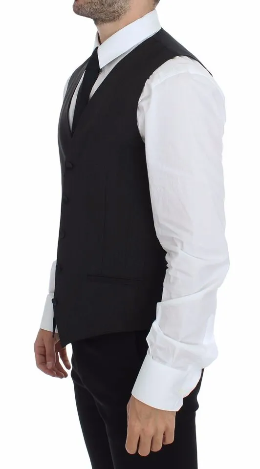 Wool Stretch Dress Vest Men's Blazer - Dolce & Gabbana - Modalova