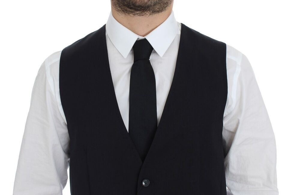 Cotton Stretch Dress Vest Men's Blazer - Dolce & Gabbana - Modalova