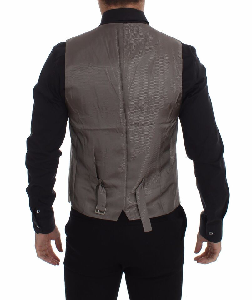 Cotton Stretch Dress Vest Men's Blazer - Dolce & Gabbana - Modalova