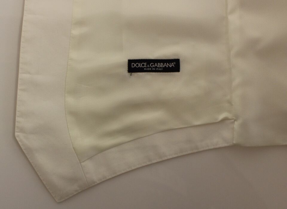 Cotton Silk Blend Dress Vest Men's Blazer - Dolce & Gabbana - Modalova