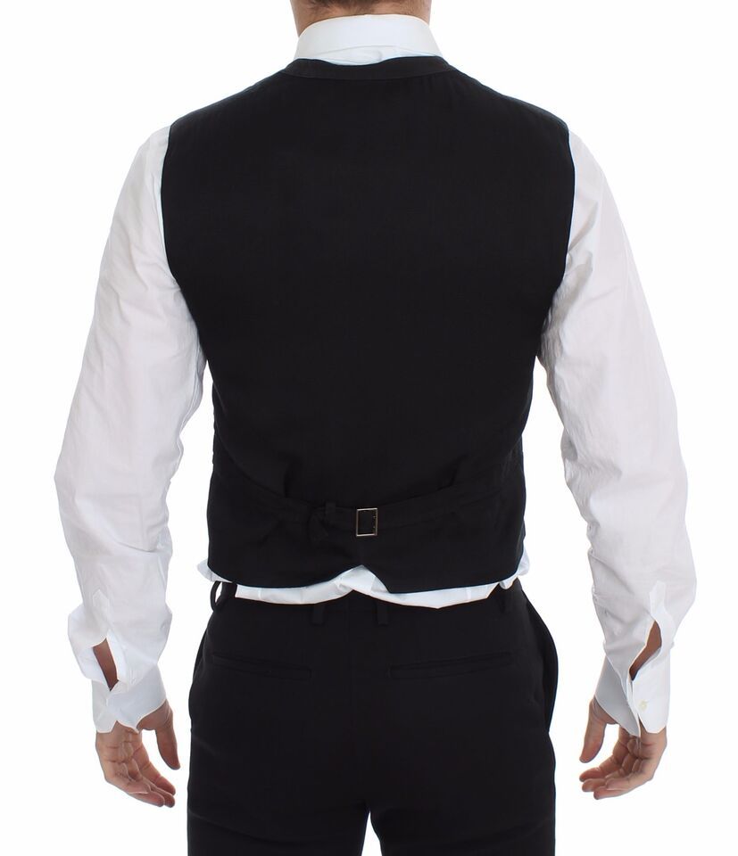 Cotton Viscose Dress Vest Men's Blazer - Dolce & Gabbana - Modalova