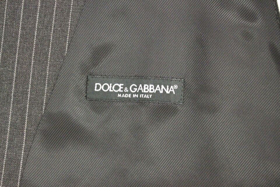 Striped Wool Single Breasted Men's Vest - Dolce & Gabbana - Modalova