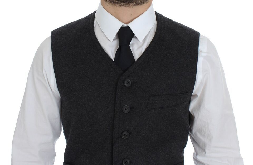 Wool Blend Vest Gilet Men's Weste - Dolce & Gabbana - Modalova