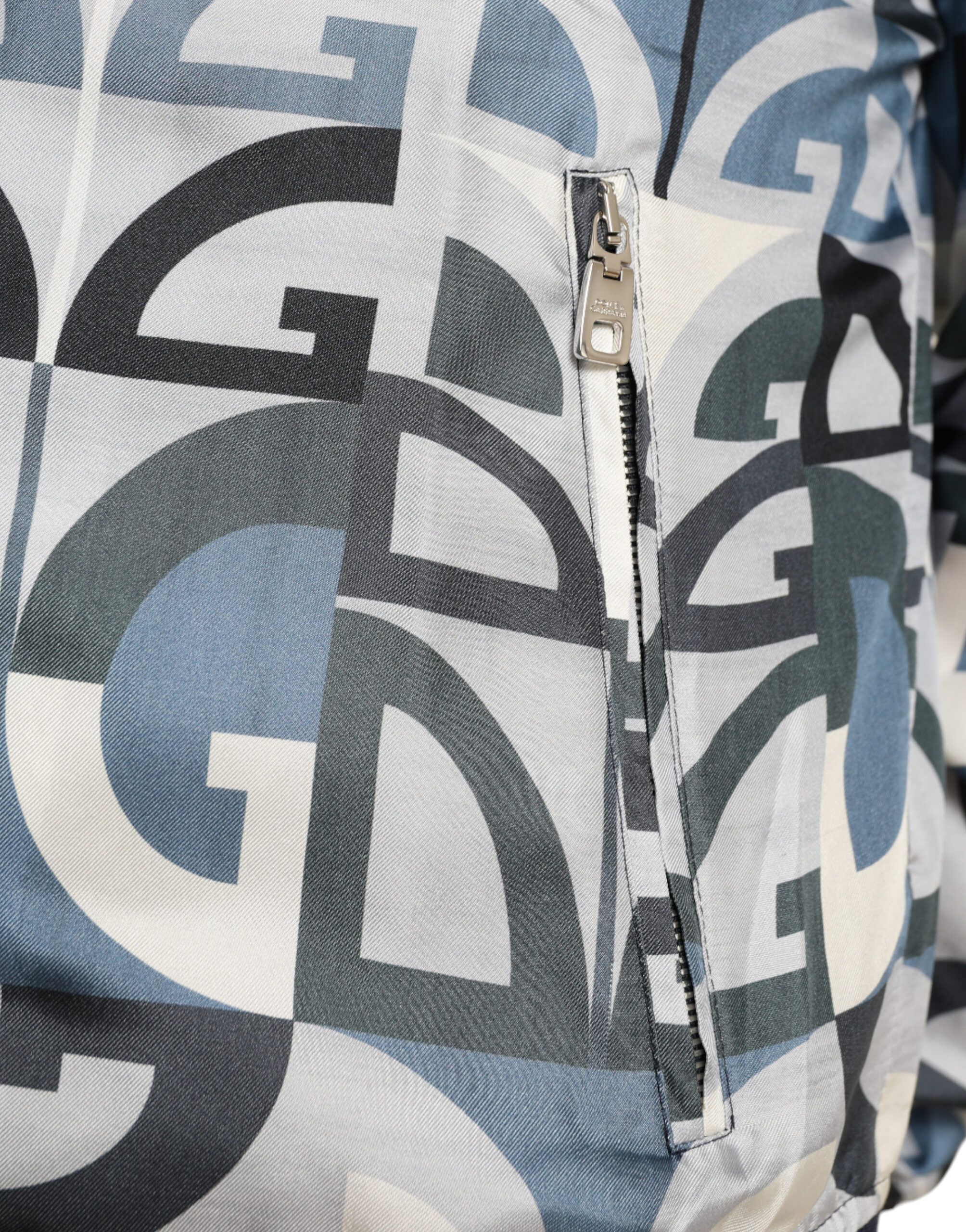 Logo Print Bomber Blouson Men's Jacket - Dolce & Gabbana - Modalova