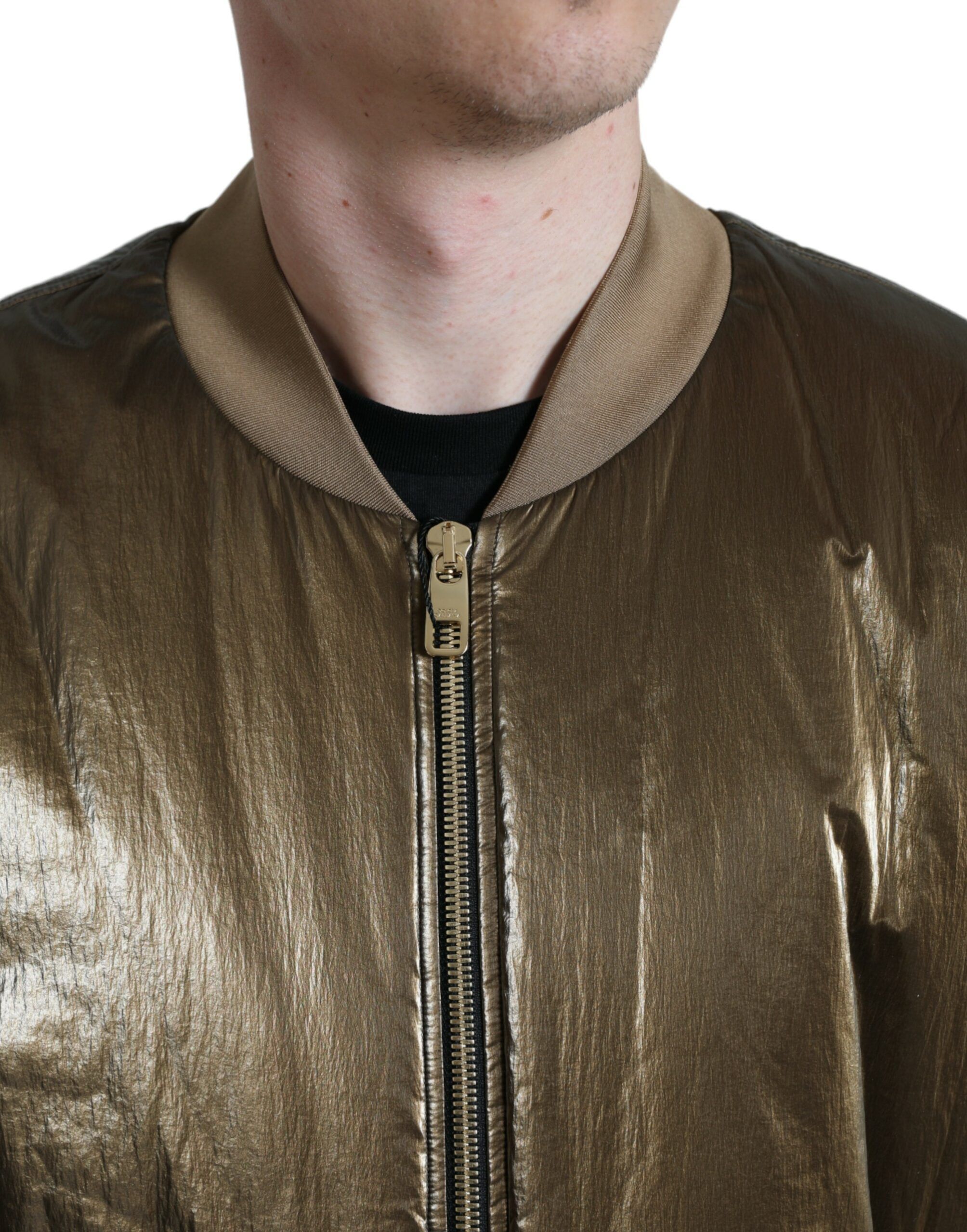Nylon Full Zip Men Bomber Men's Jacket - Dolce & Gabbana - Modalova
