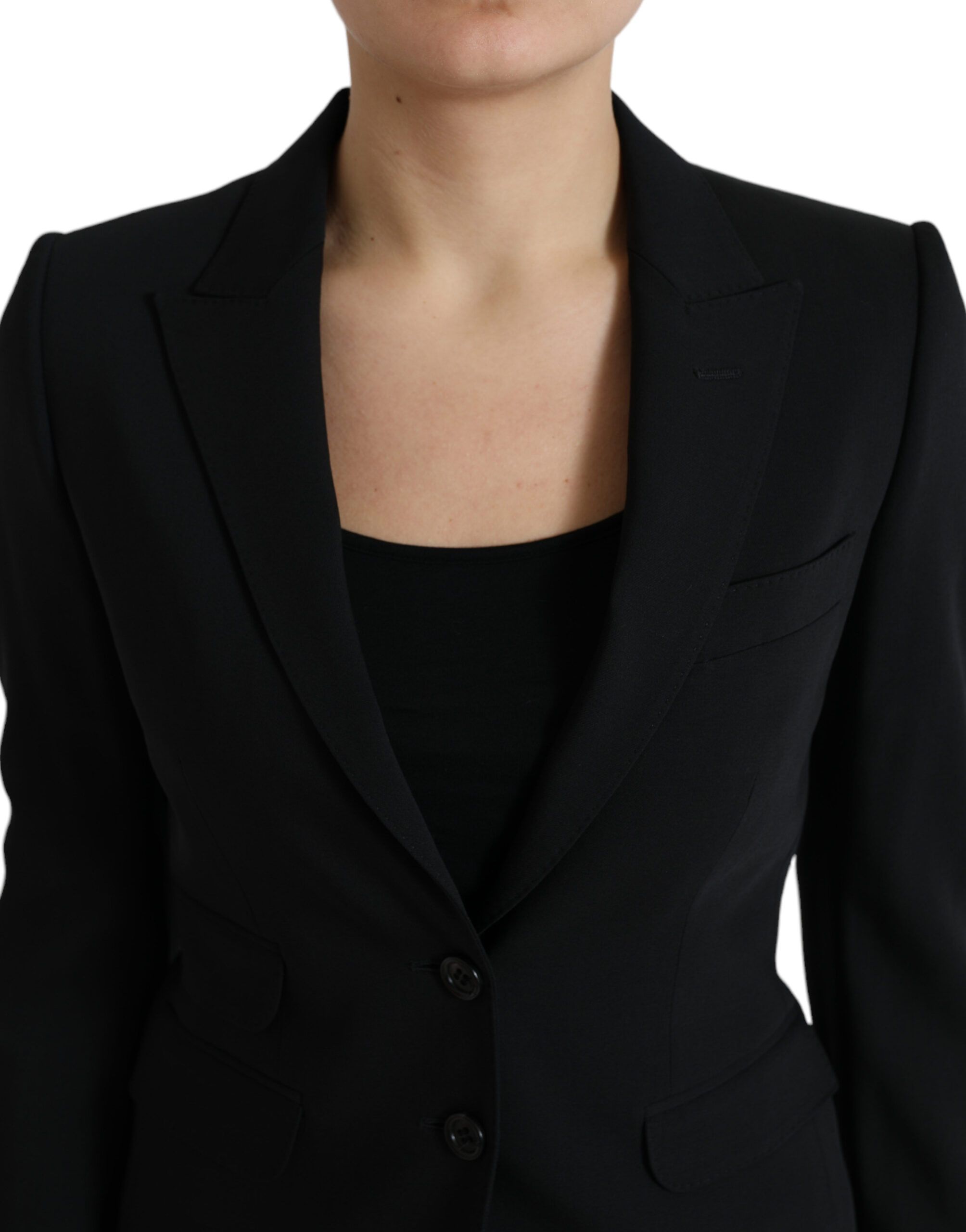 Wool Single Breasted Blazer Coat Women's Jacket - Dolce & Gabbana - Modalova