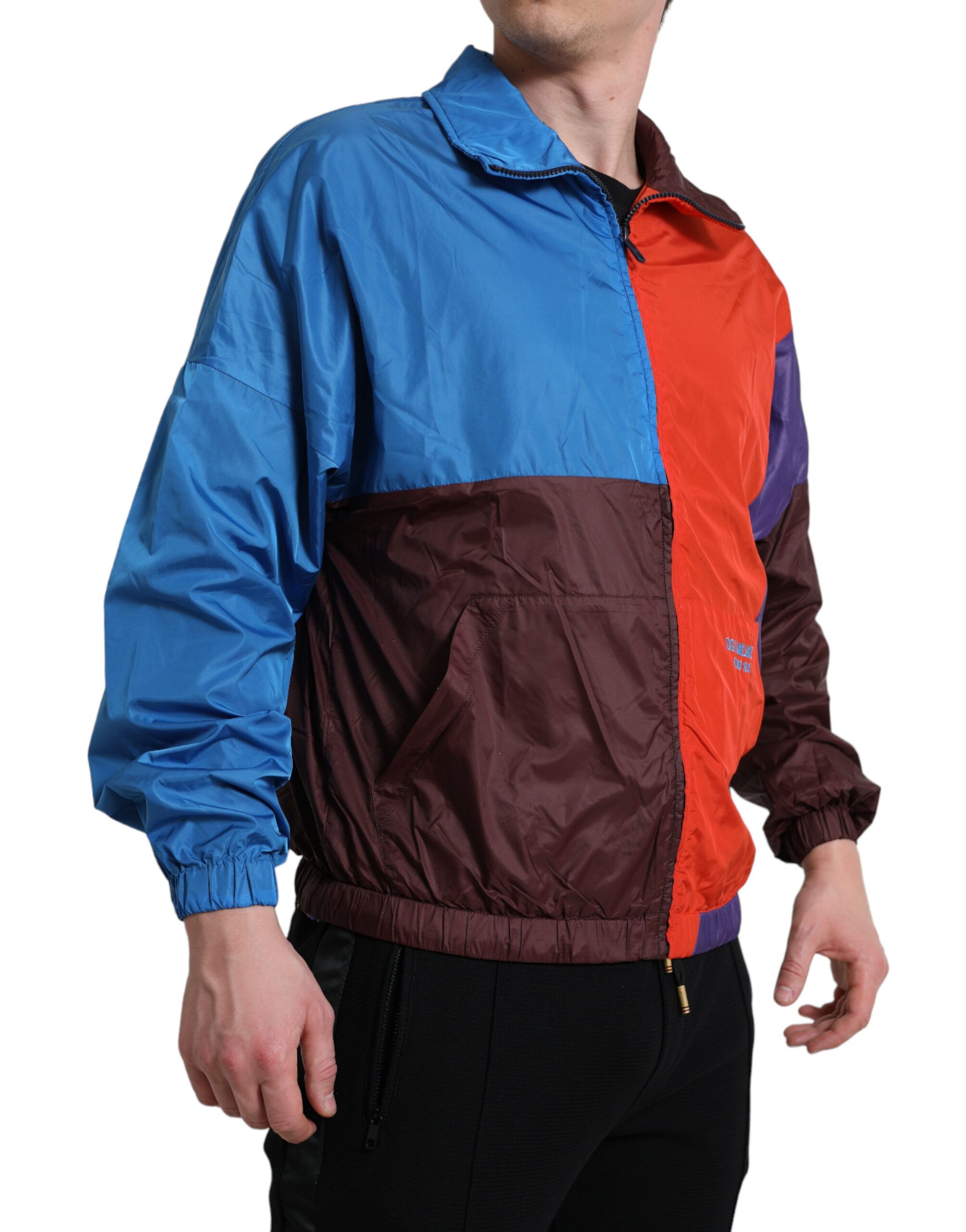 Color Windbreaker Men's Jacket - Dolce & Gabbana - Modalova