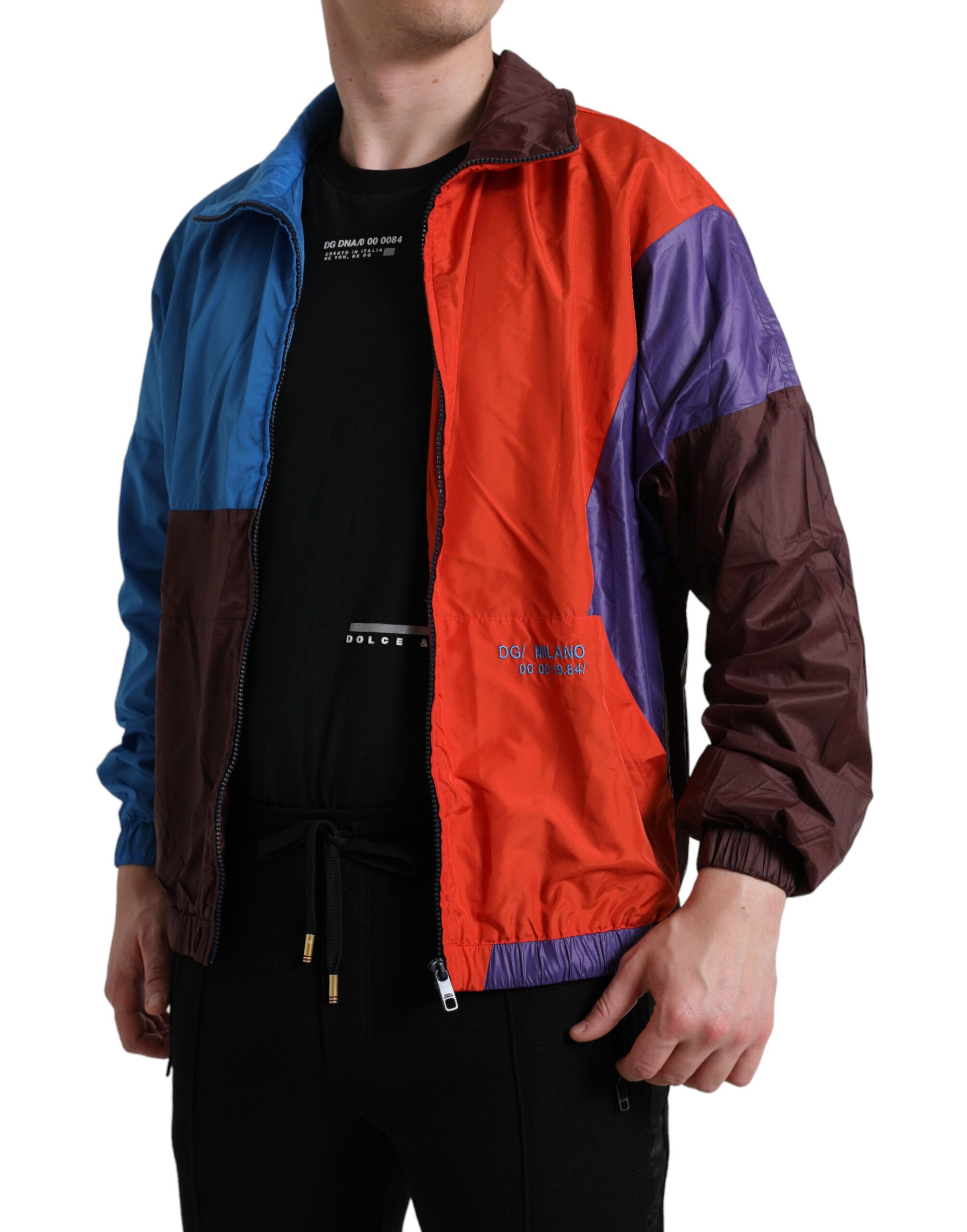 Color Windbreaker Men's Jacket - Dolce & Gabbana - Modalova