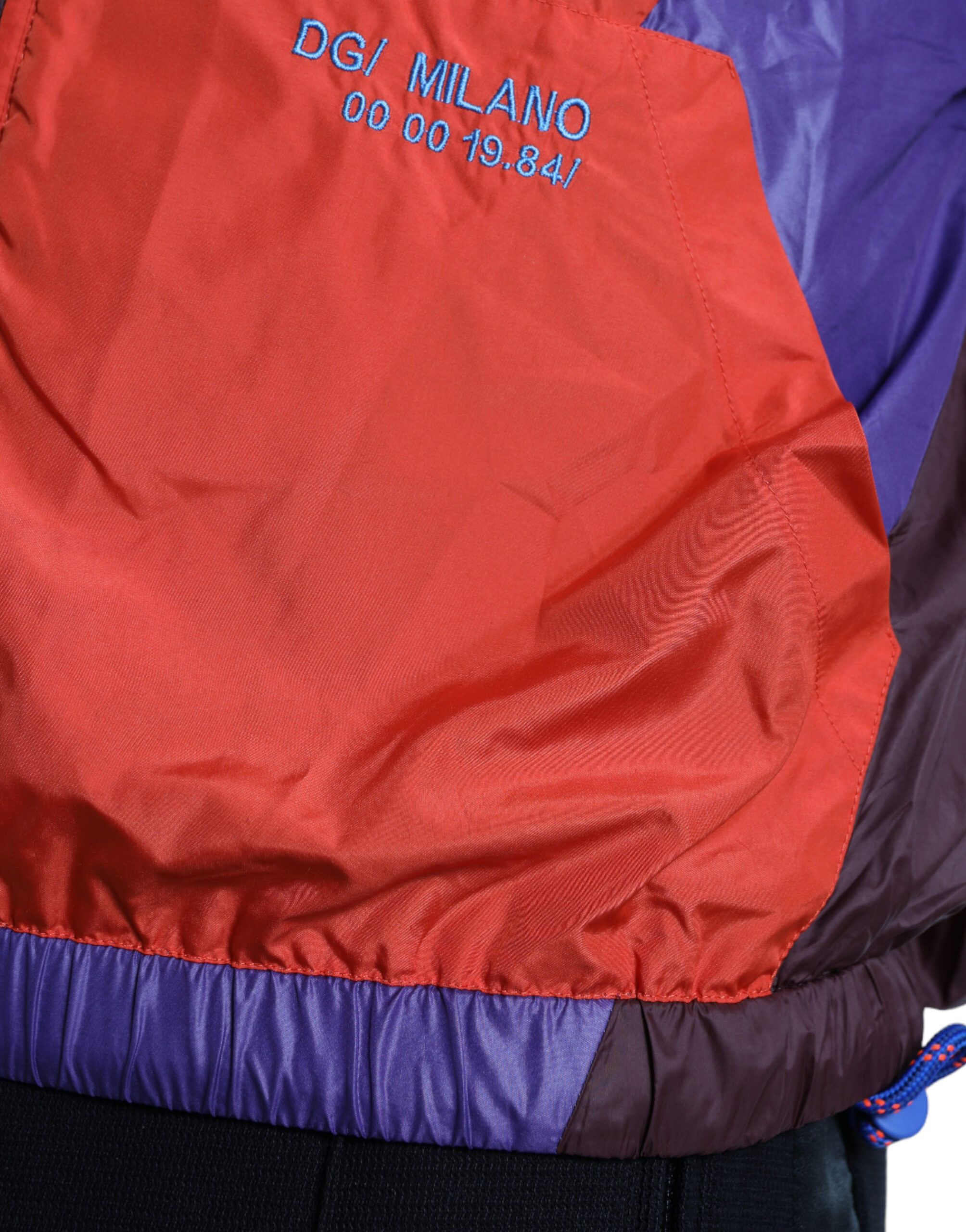 Color Windbreaker Men's Jacket - Dolce & Gabbana - Modalova